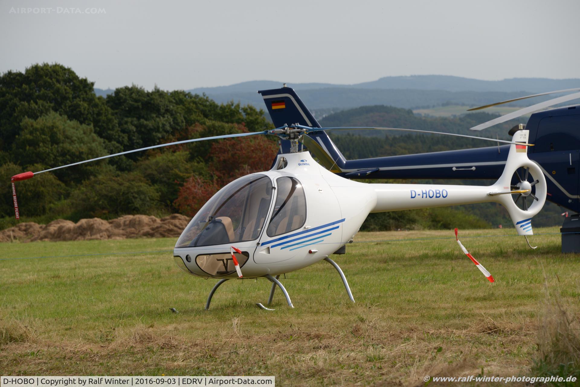 D-HOBO, Guimbal Cabri G2 C/N 1030, Guimbal G-2 Cabri - Private - 1030 - D-HOBO - 03.09.2016 - EDRV