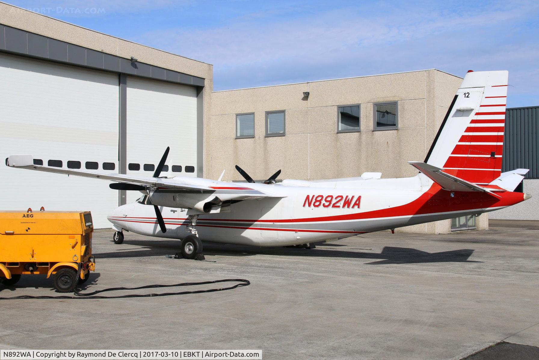 N892WA, 1976 Rockwell 690A Turbo Commander Turbo Commander C/N 11273, At Wevelgem.