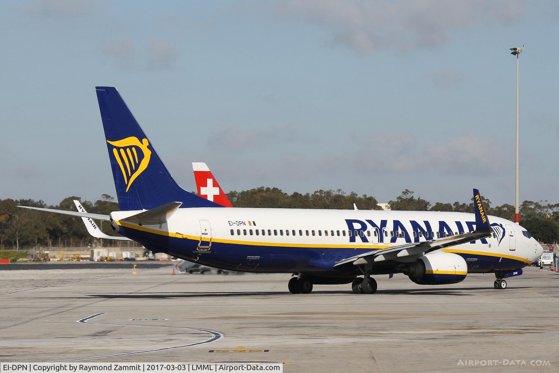 EI-DPN, 2007 Boeing 737-8AS C/N 35549, B737-800 EI-DPN Ryanair