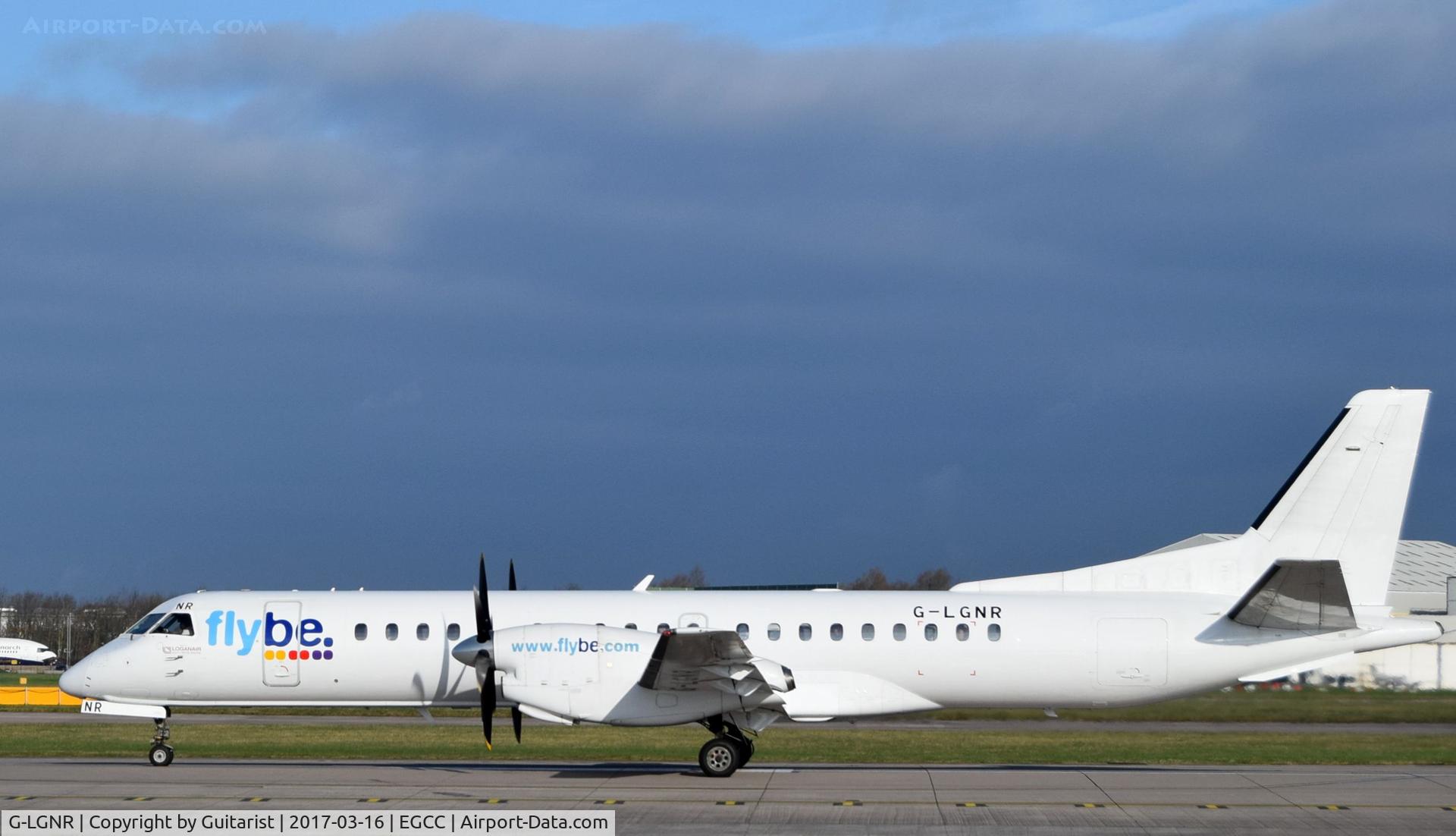 G-LGNR, 1993 Saab 2000 C/N 2000-004, At Manchester