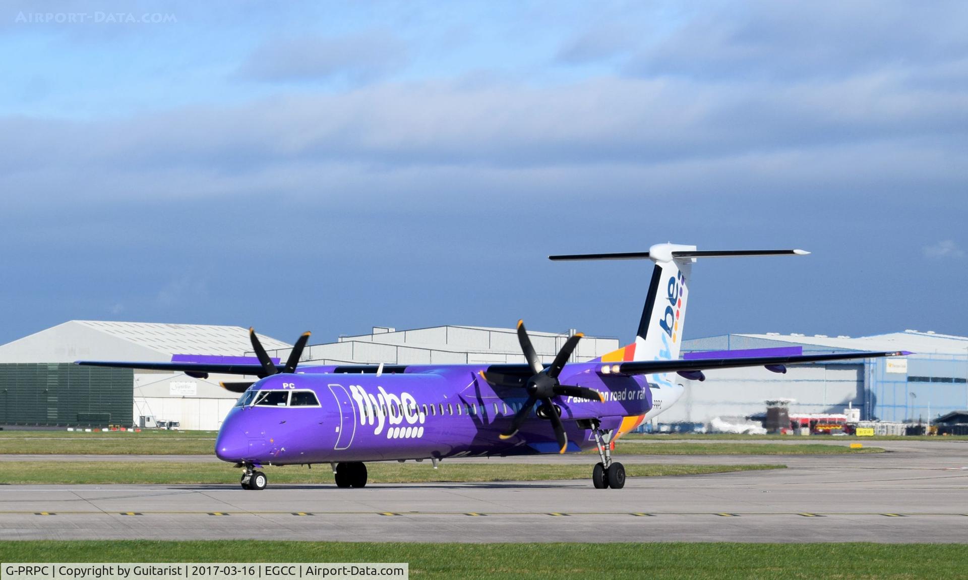 G-PRPC, 2010 Bombardier DHC-8-402 Dash 8 C/N 4338, At Manchester