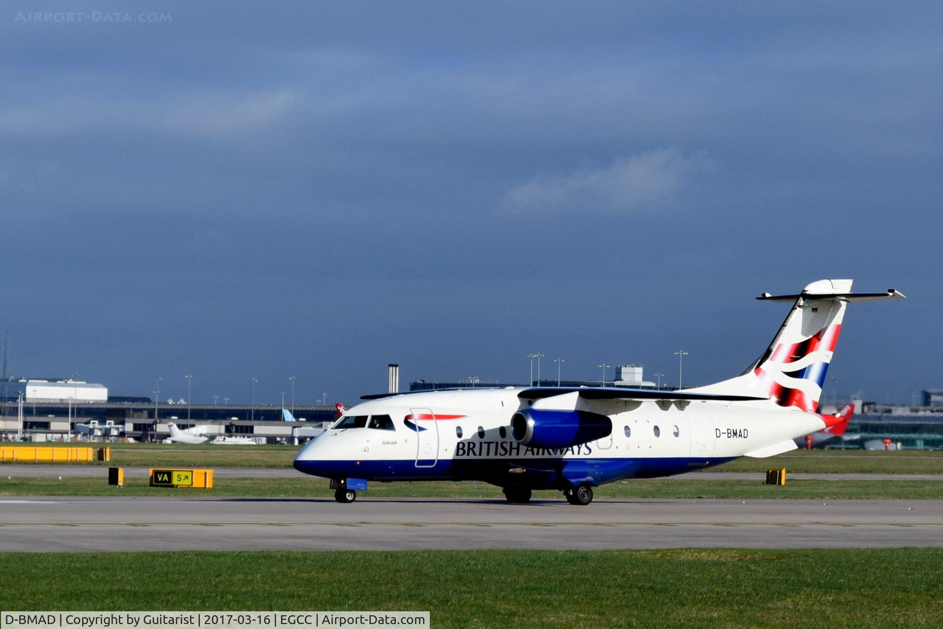 D-BMAD, 2000 Fairchild Dornier 328-300 328JET C/N 3142, At Manchester