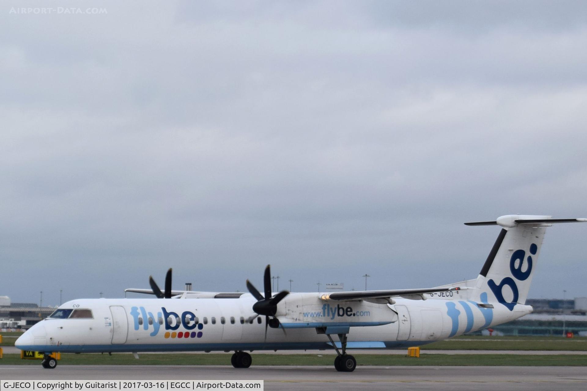 G-JECO, 2006 De Havilland Canada DHC-8-402Q Dash 8 C/N 4126, At Manchester