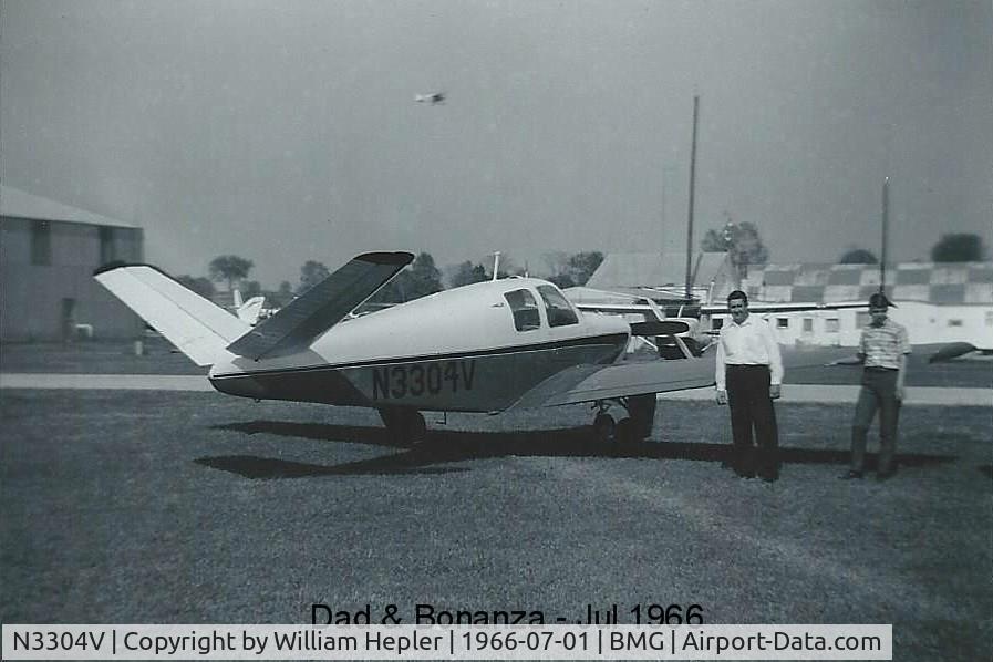 N3304V, 1947 Beech 35 Bonanza C/N D-763, Aircraft owner lived in Evanville, IN.
