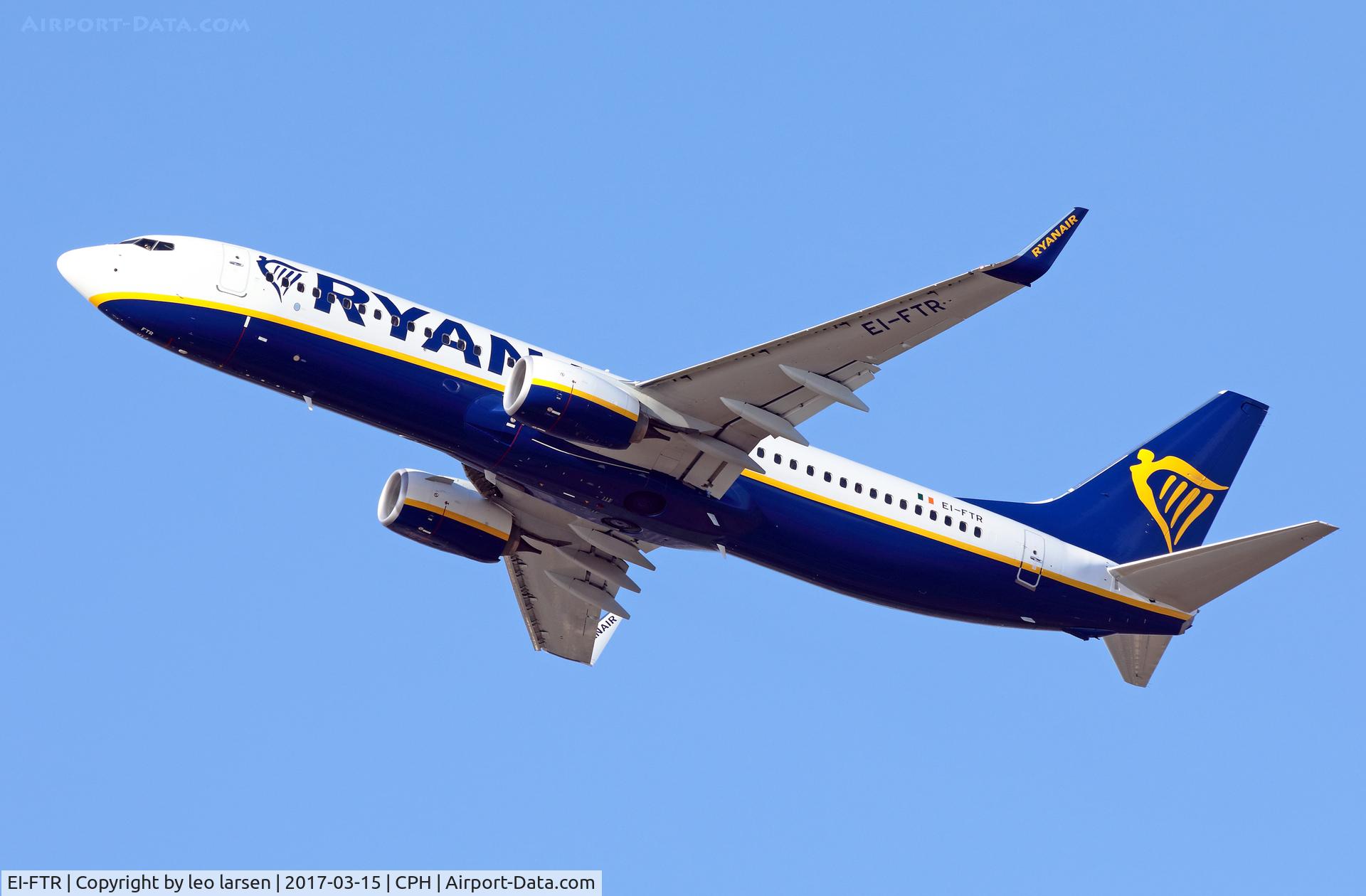 EI-FTR, 2016 Boeing 737-8AS C/N 44767, Copenhagen 15.3.2017
