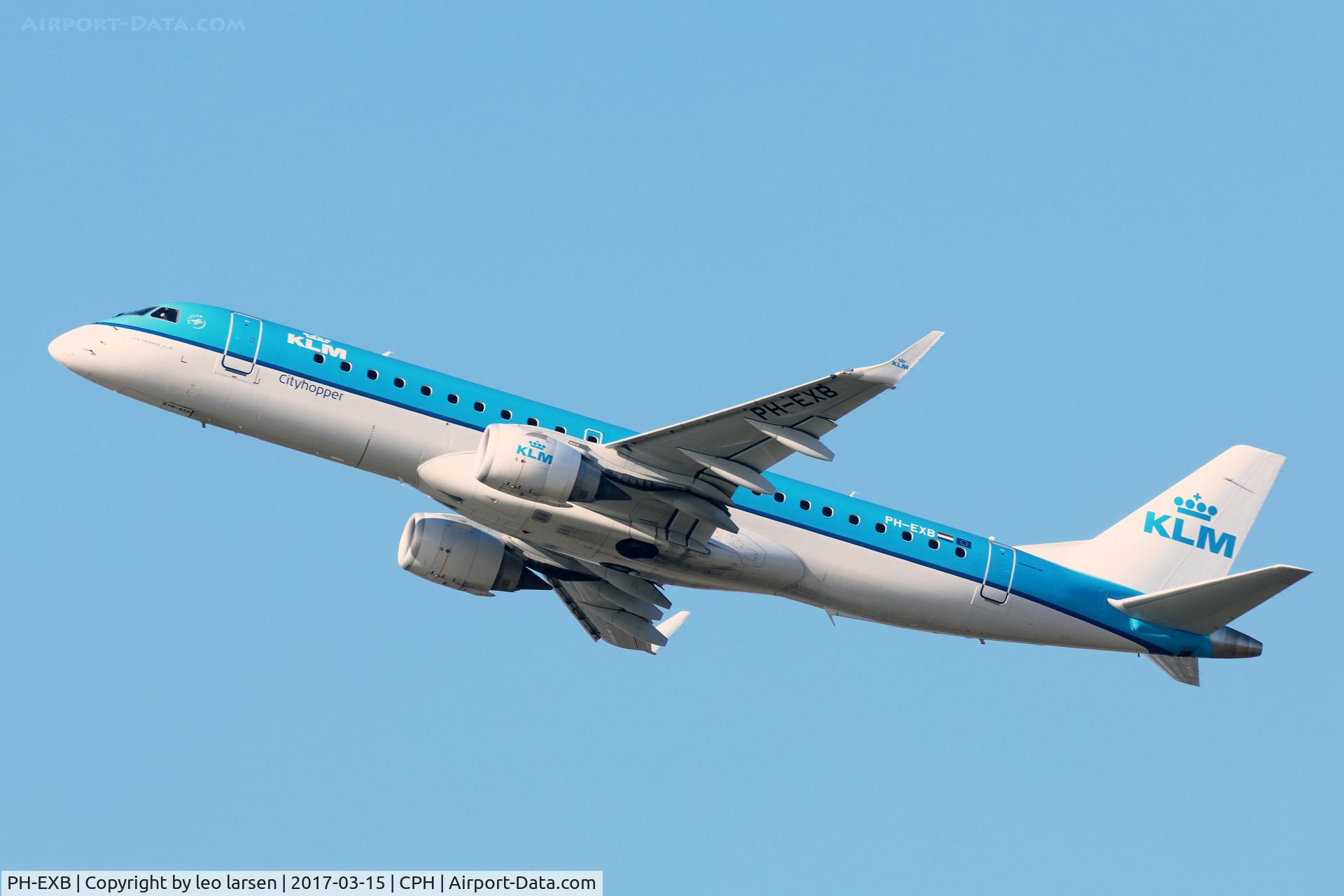 PH-EXB, 2014 Embraer 190STD (ERJ-190-100) C/N 19000658, Copenhagen 15.3.2017