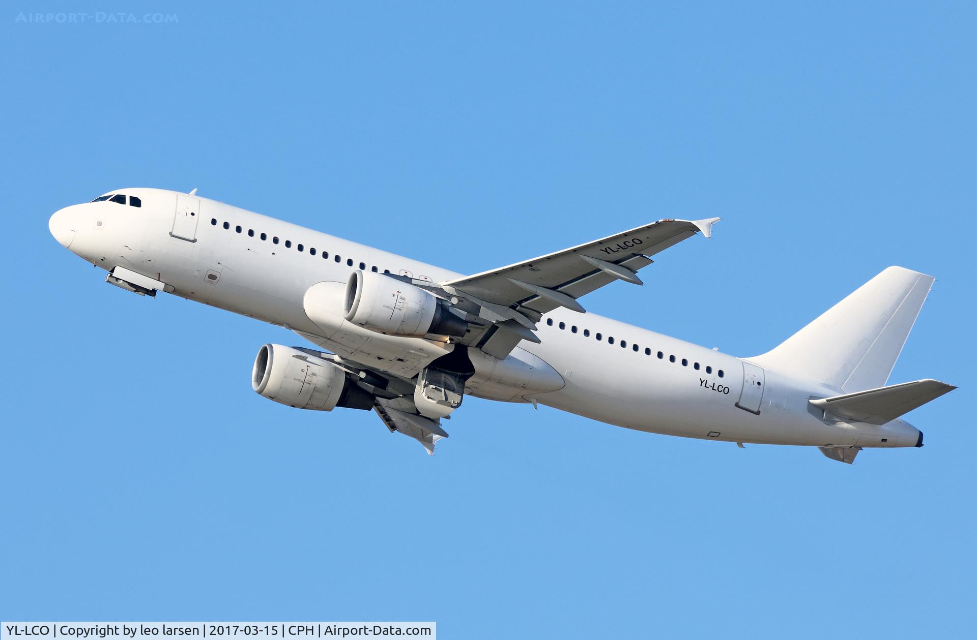 YL-LCO, 2002 Airbus A320-214 C/N 1873, Copenhagen 15.3.2017