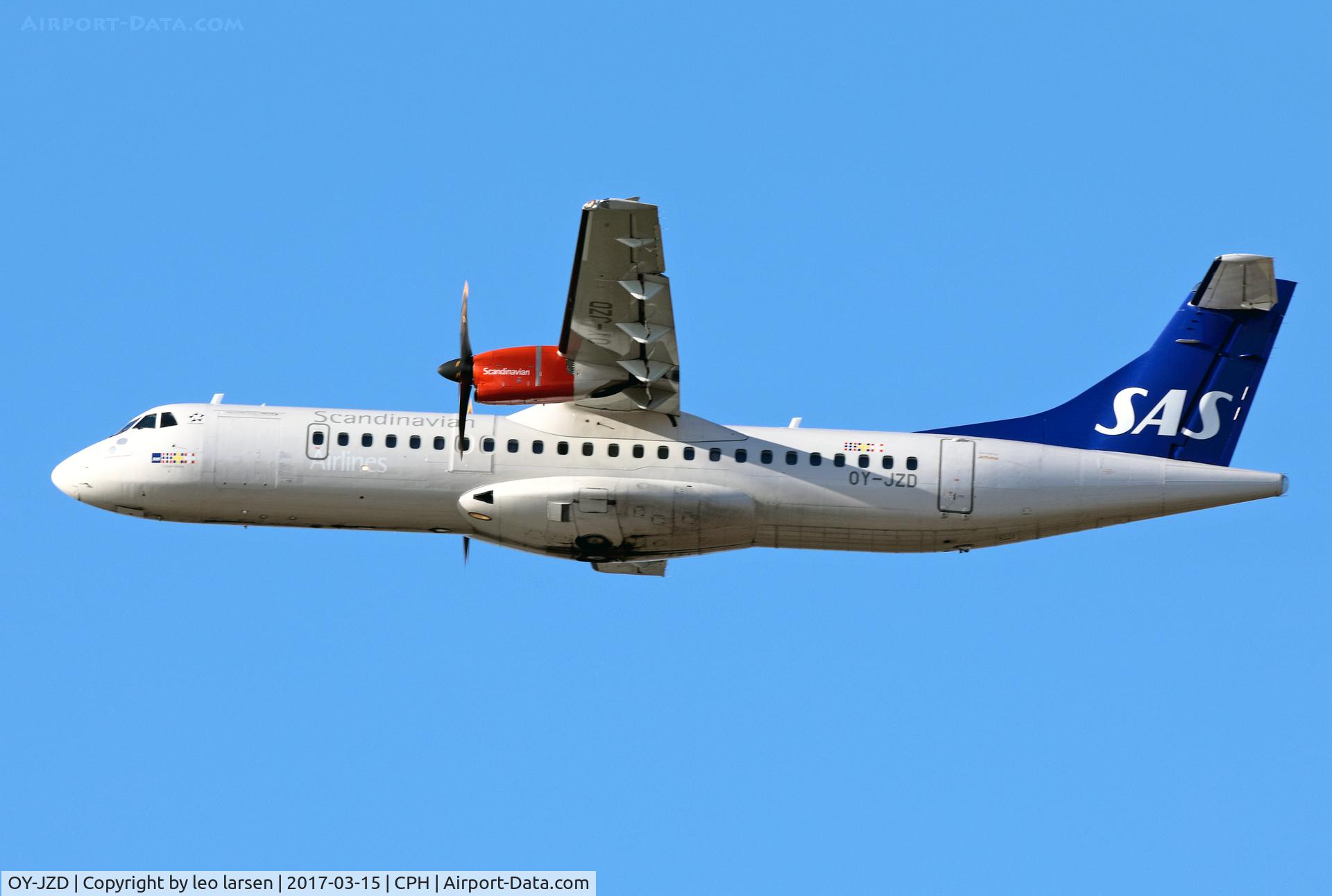 OY-JZD, 2013 ATR 72-600 (72-212A) C/N 1131, Copenhagen 15.3.2017