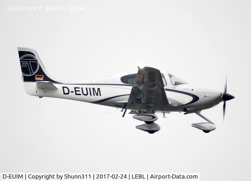 D-EUIM, 2013 Cirrus SR22T C/N 0566, Landing rwy 25R