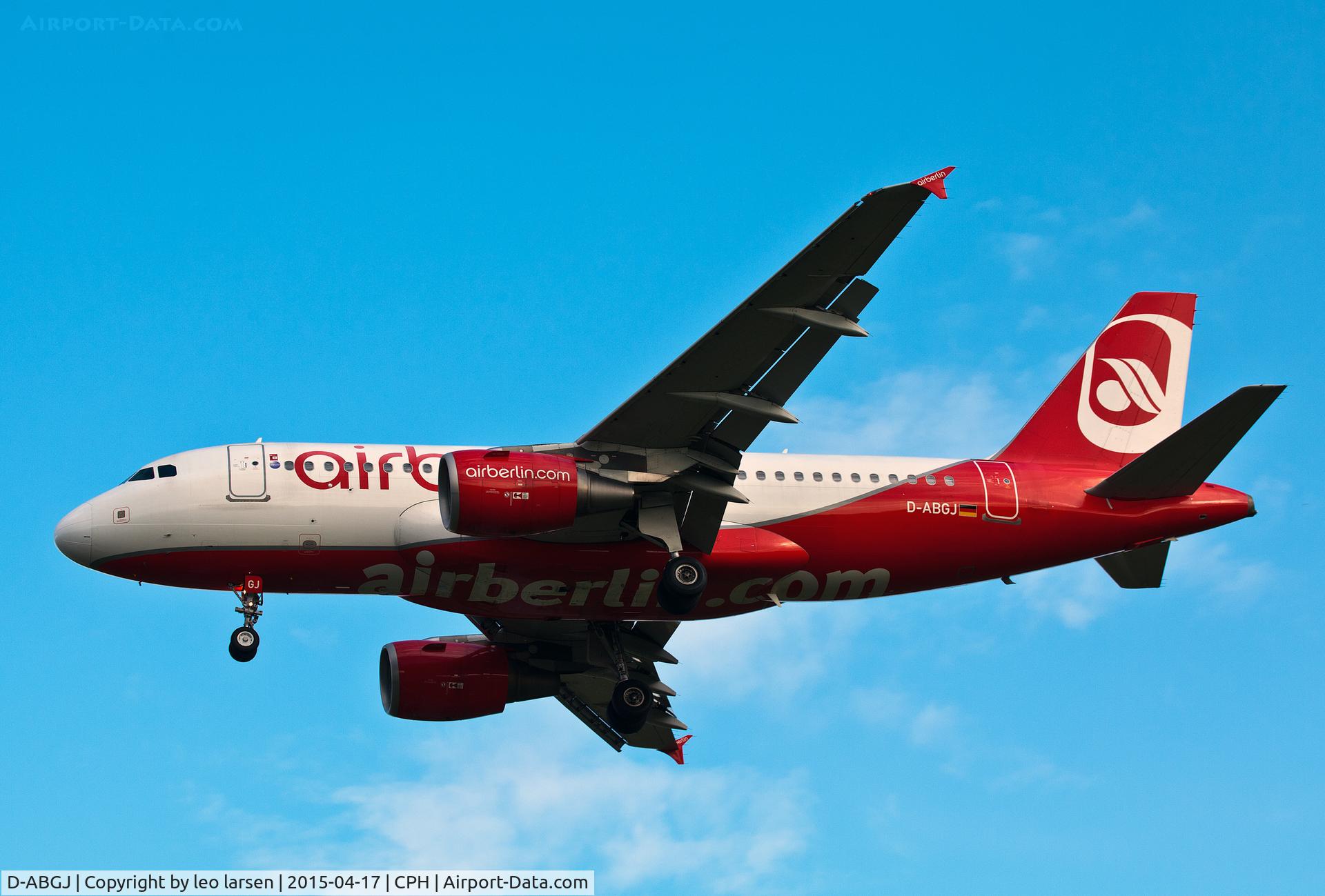D-ABGJ, 2008 Airbus A319-112 C/N 3415, Copenhagen 17.4.2015