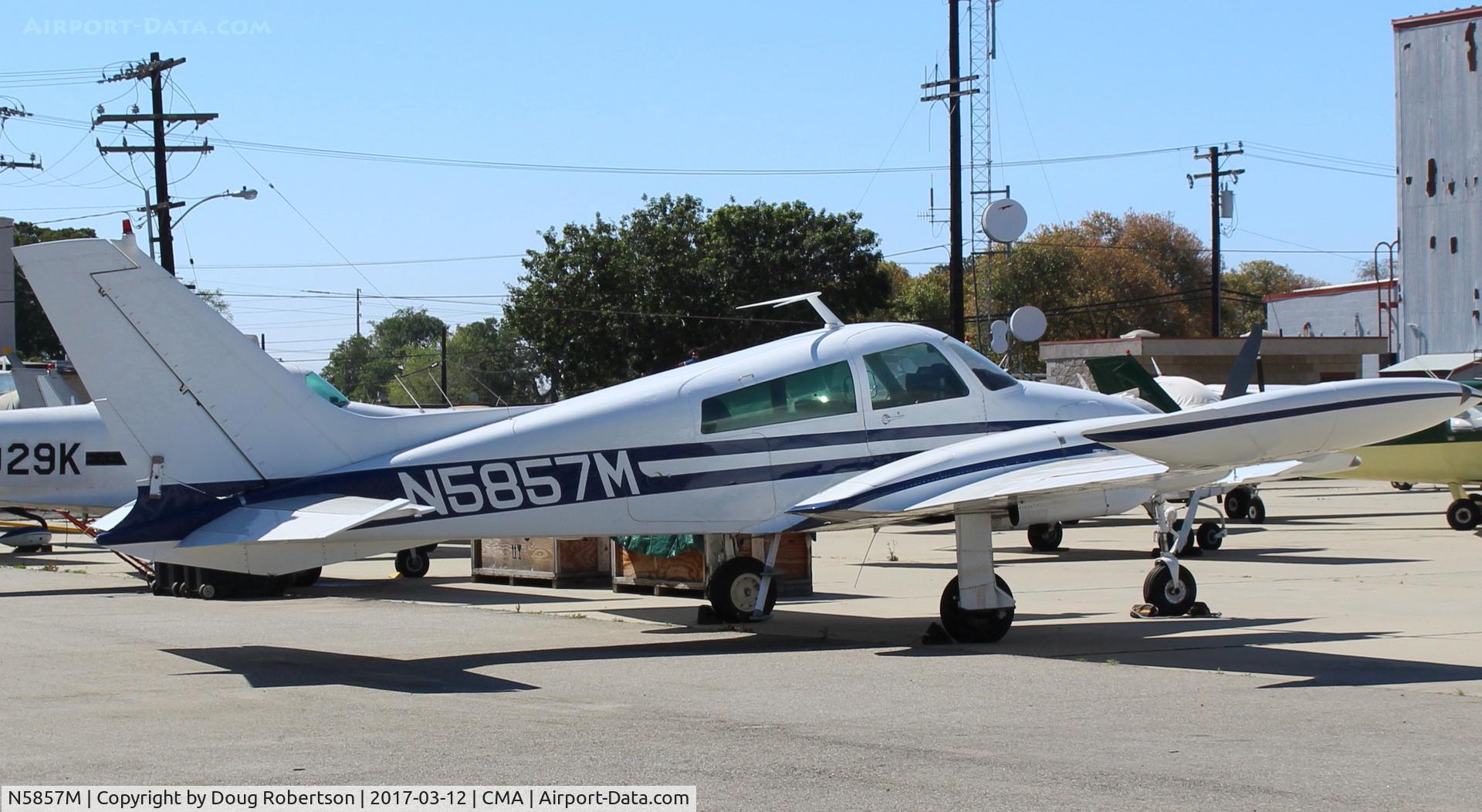 N5857M, 1969 Cessna 310P C/N 310P0157, 1969 Cessna 310P, two Continental IO-470-VO 260 Hp each
