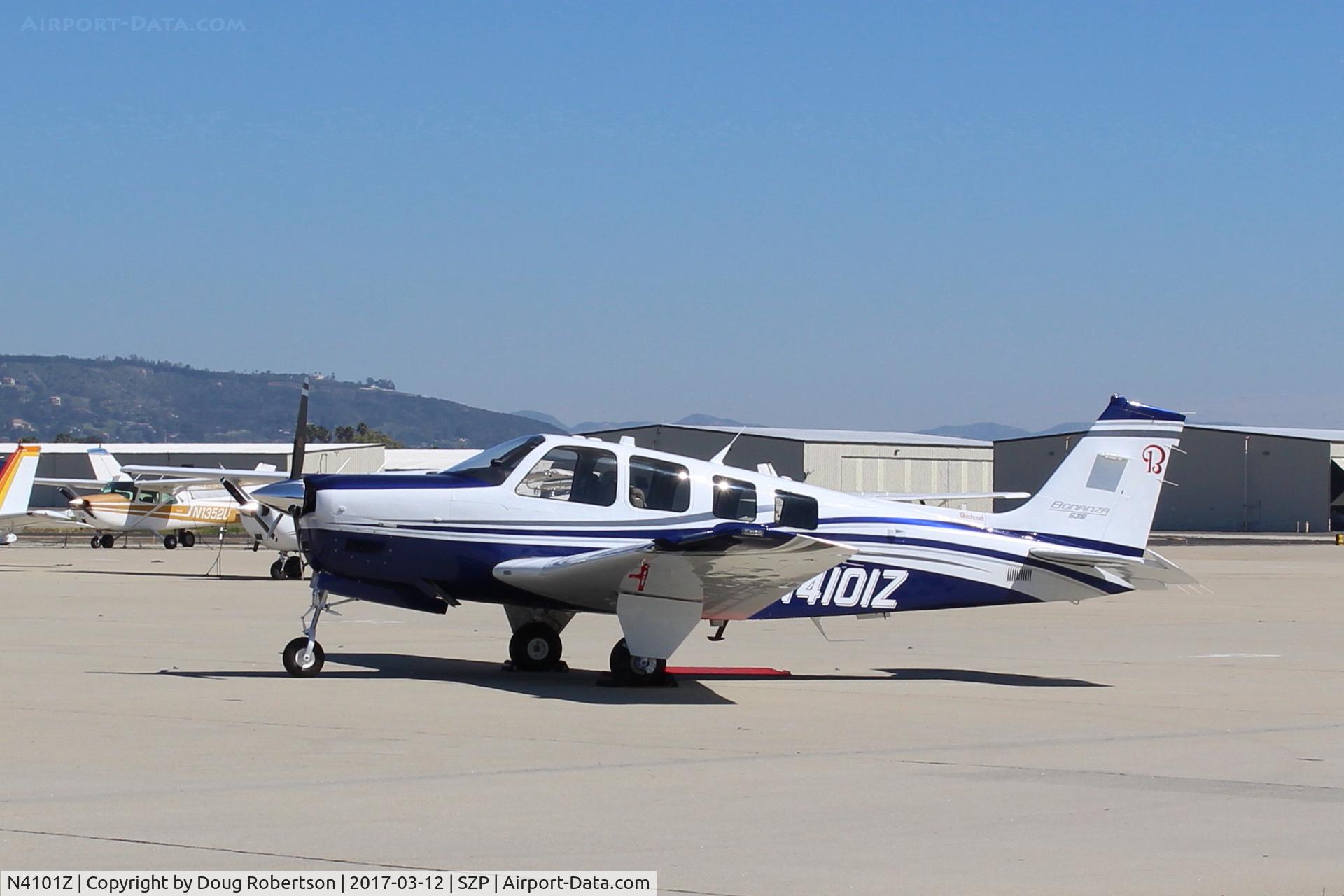 N4101Z, 2017 Beechcraft G36 Bonanza C/N E-4101, 2017 Textron Aviation Inc.-Beech G36 BONANZA, Continental IO-550-B 300 Hp