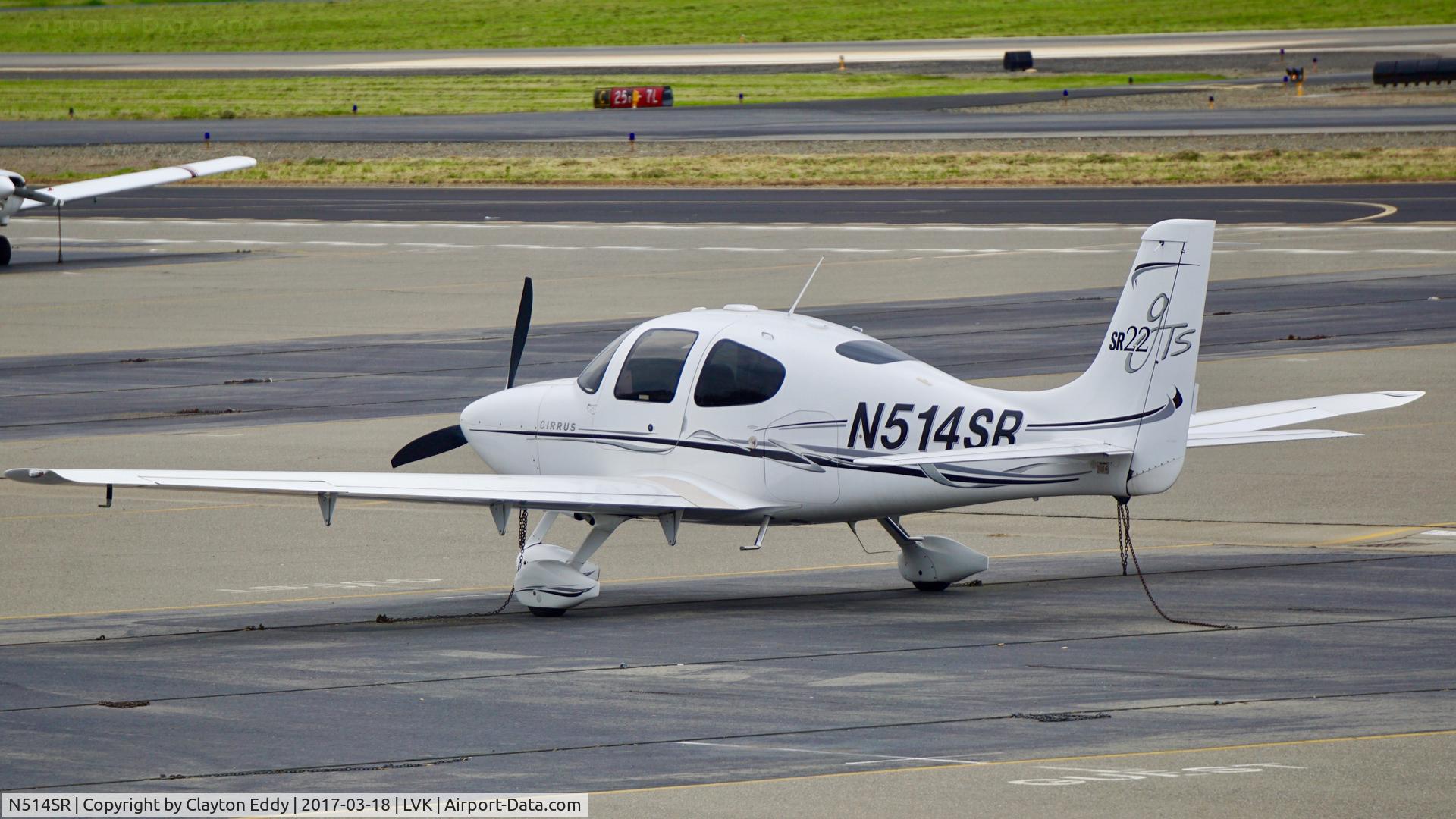 N514SR, 2006 Cirrus SR22 GTS C/N 1873, Livermore Airport California 2017
