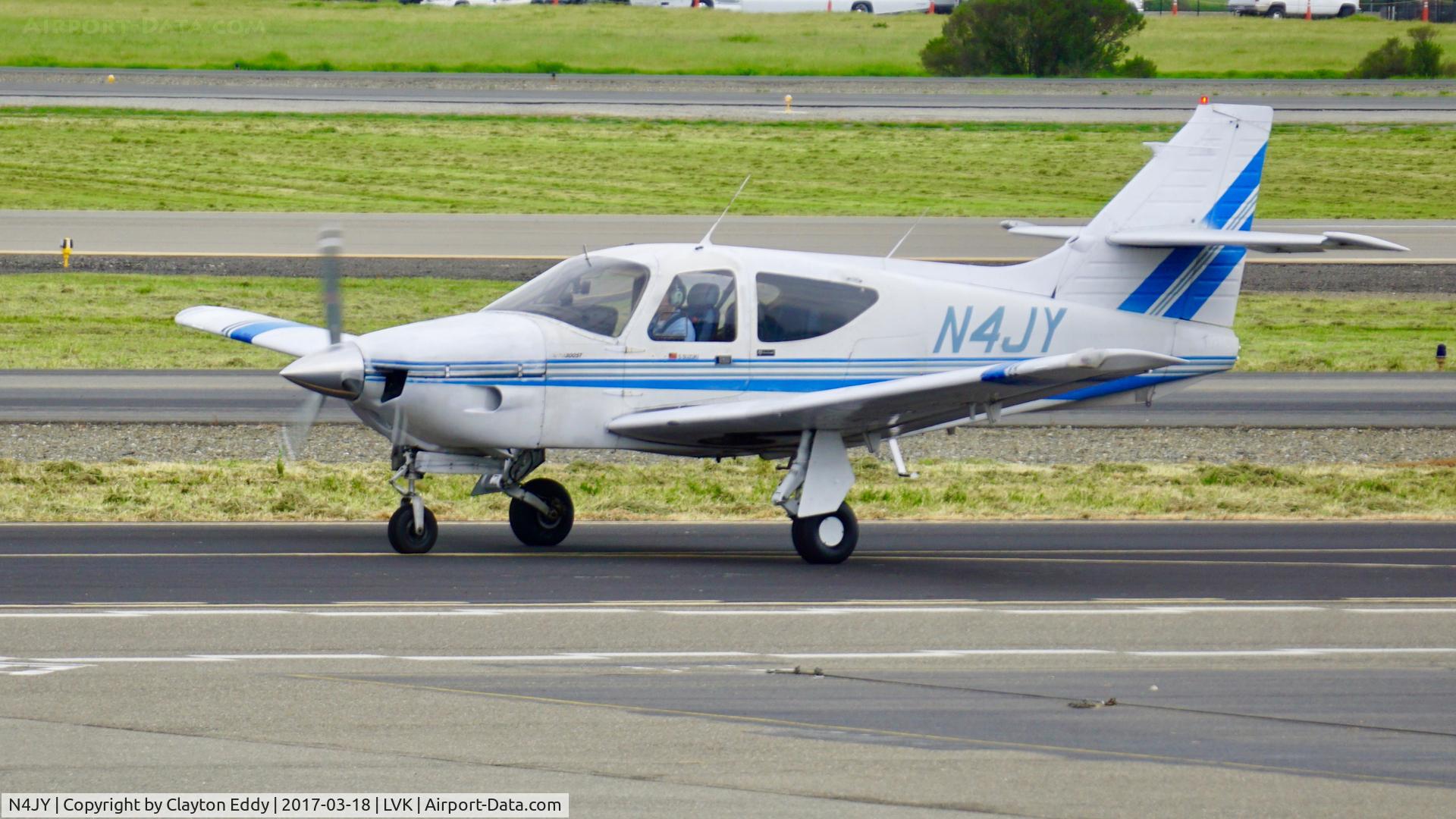 N4JY, 1976 Rockwell International 112TC Commander C/N 13080, Livermore Airport California 2017