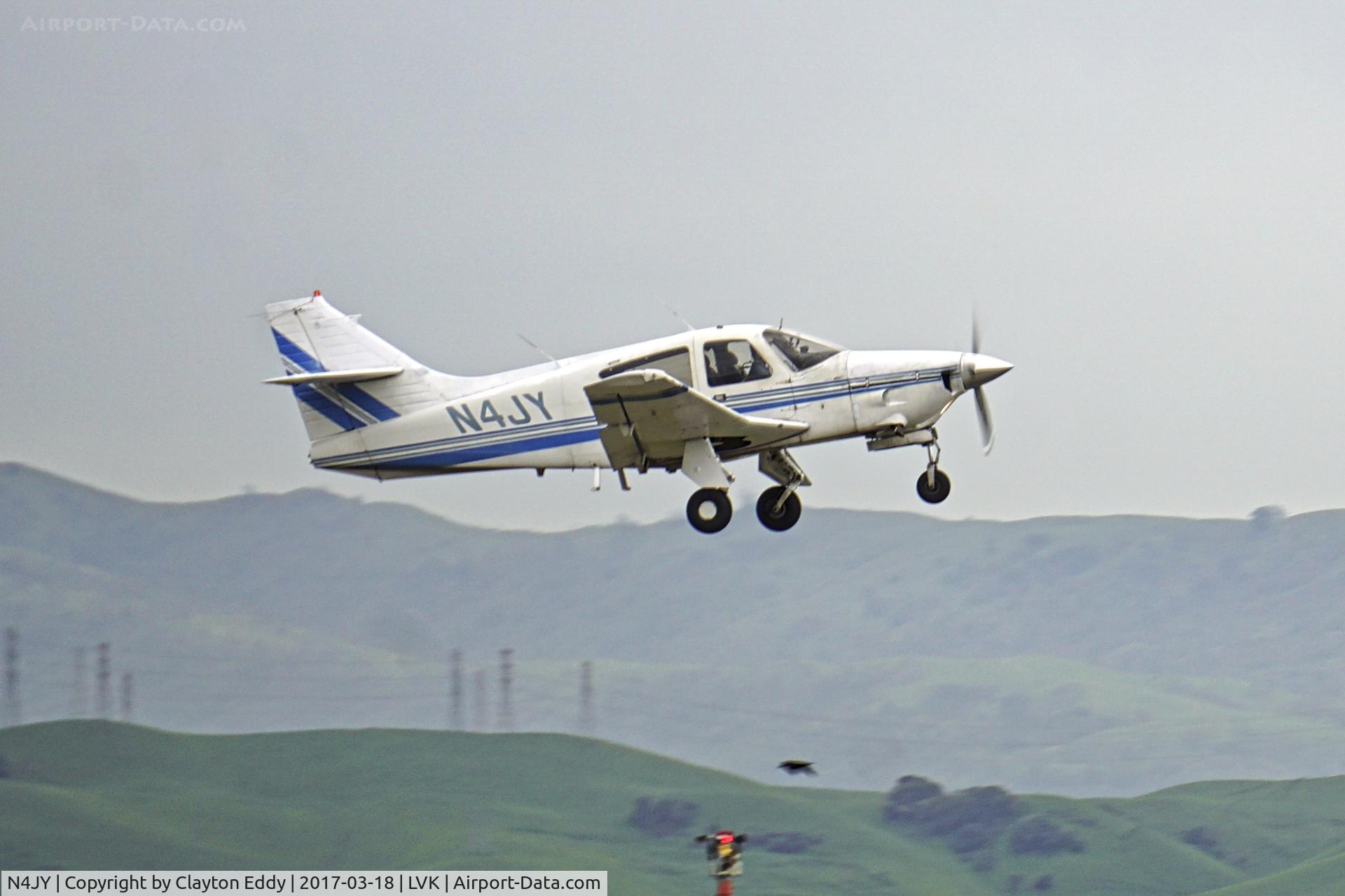 N4JY, 1976 Rockwell International 112TC Commander C/N 13080, Livermore Airport California 2017