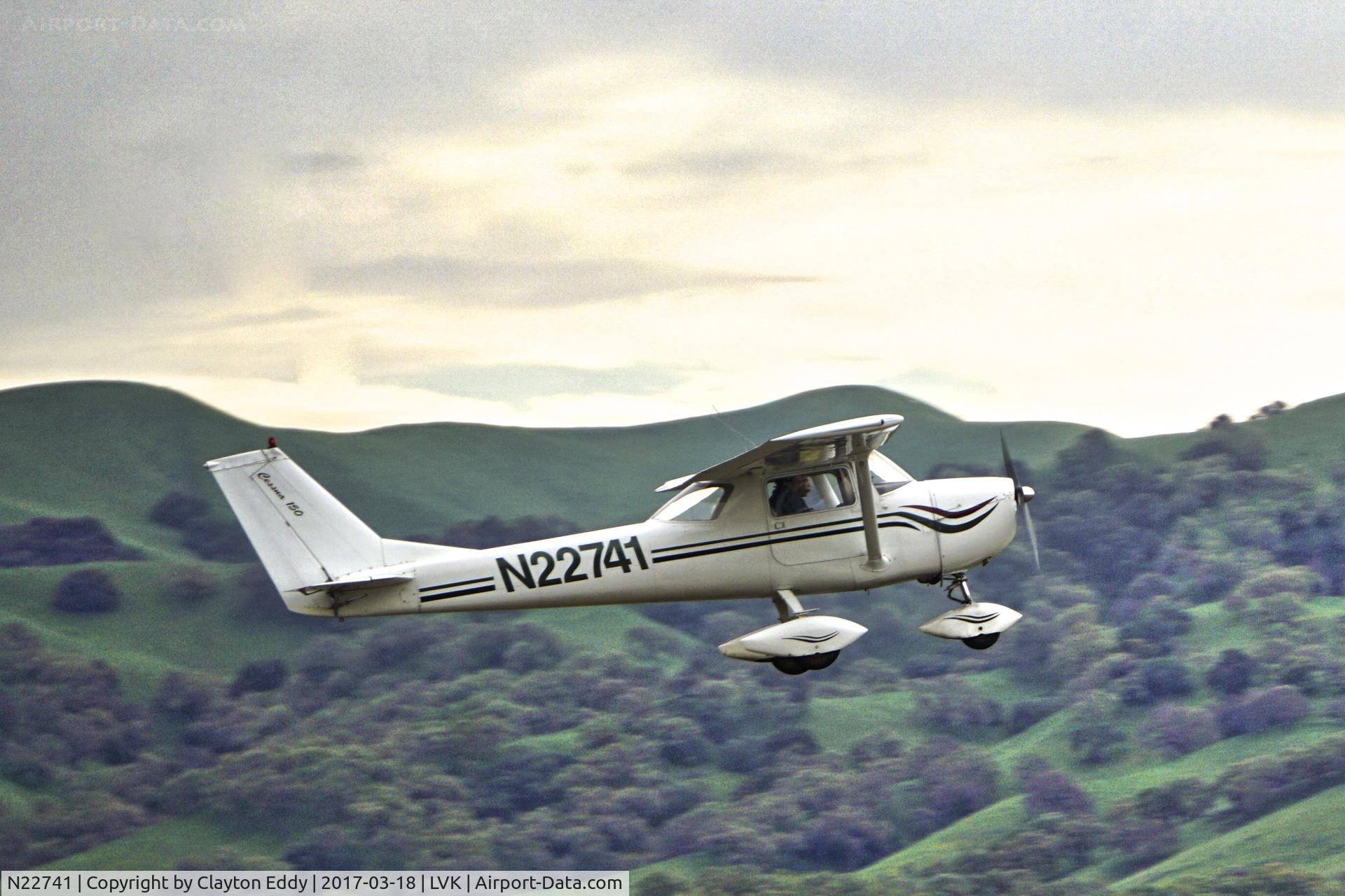 N22741, 1968 Cessna 150H C/N 15068486, Livermore Airport California 2017
