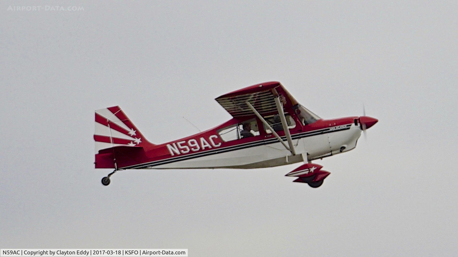 N59AC, 1995 American Champion 8KCAB Super Decathlon C/N 747-95, Livermore Airport California 2017