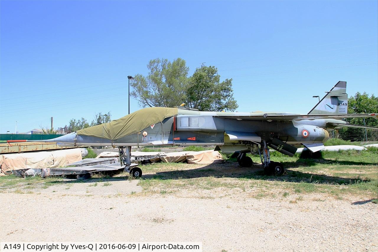 A149, Sepecat Jaguar A C/N A149, Sepecat Jaguar A, preserved at Les Amis de la 5ème Escadre Museum, Orange
