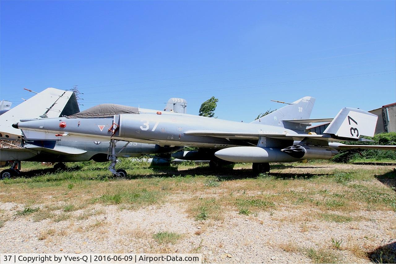 37, Dassault Etendard IV.M C/N 37, Dassault Etendard IV.M, preserved at Les Amis de la 5ème Escadre Museum, Orange