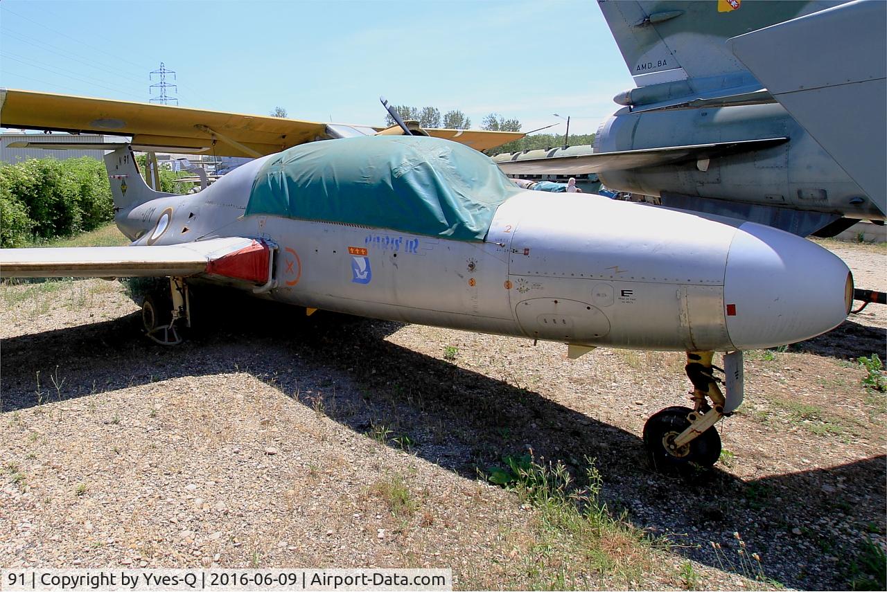 91, 1961 Morane-Saulnier MS.760 Paris C/N 91, Morane-Saulnier MS.760 Paris, preserved at Les Amis de la 5ème Escadre Museum, Orange