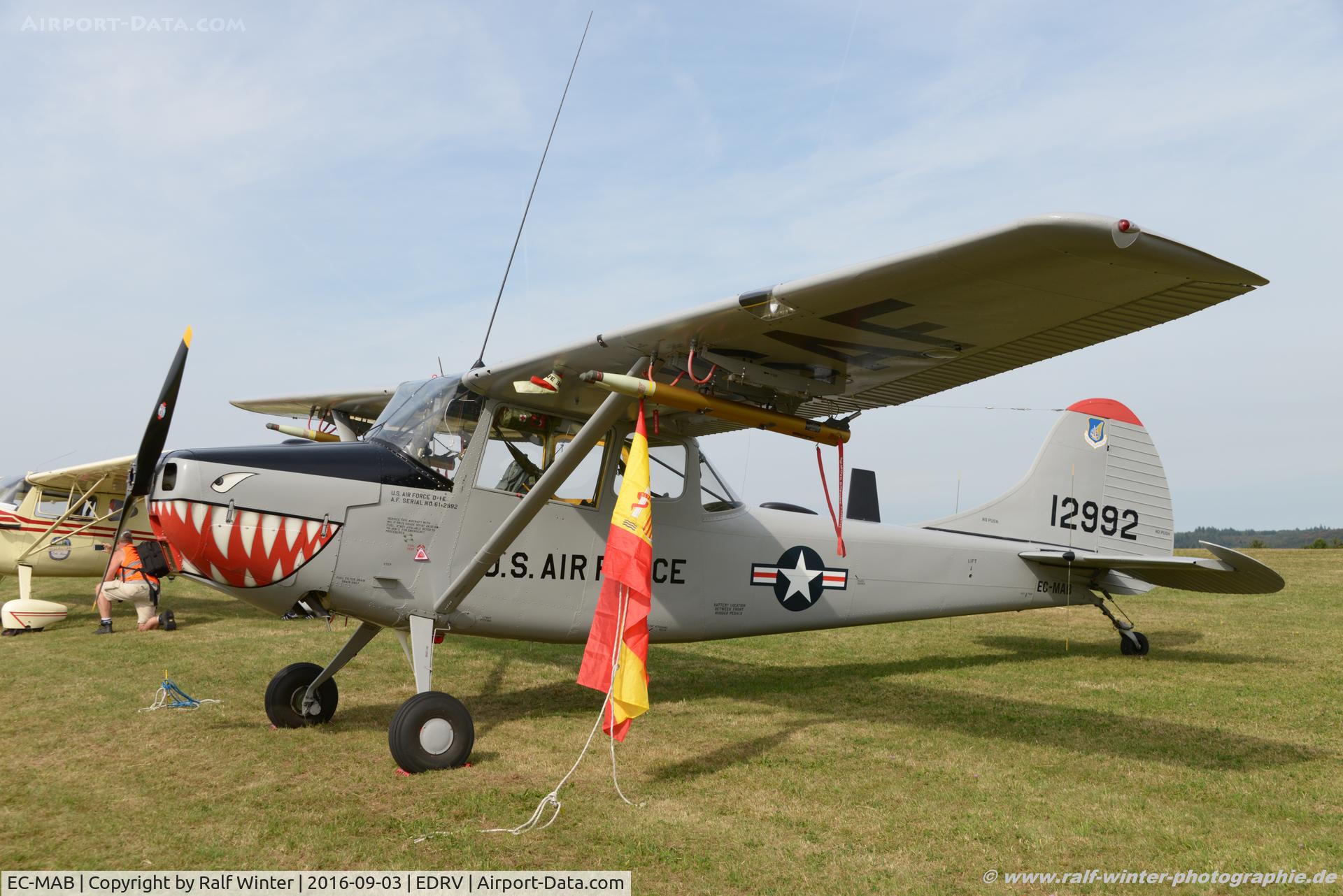 EC-MAB, 1961 Cessna O-1E Bird Dog C/N 305M-0040, Cessna C305C O-1E Bird Dog - Privat - 305M-0040 - EC-MAB - 03.09.2016 - EDRV