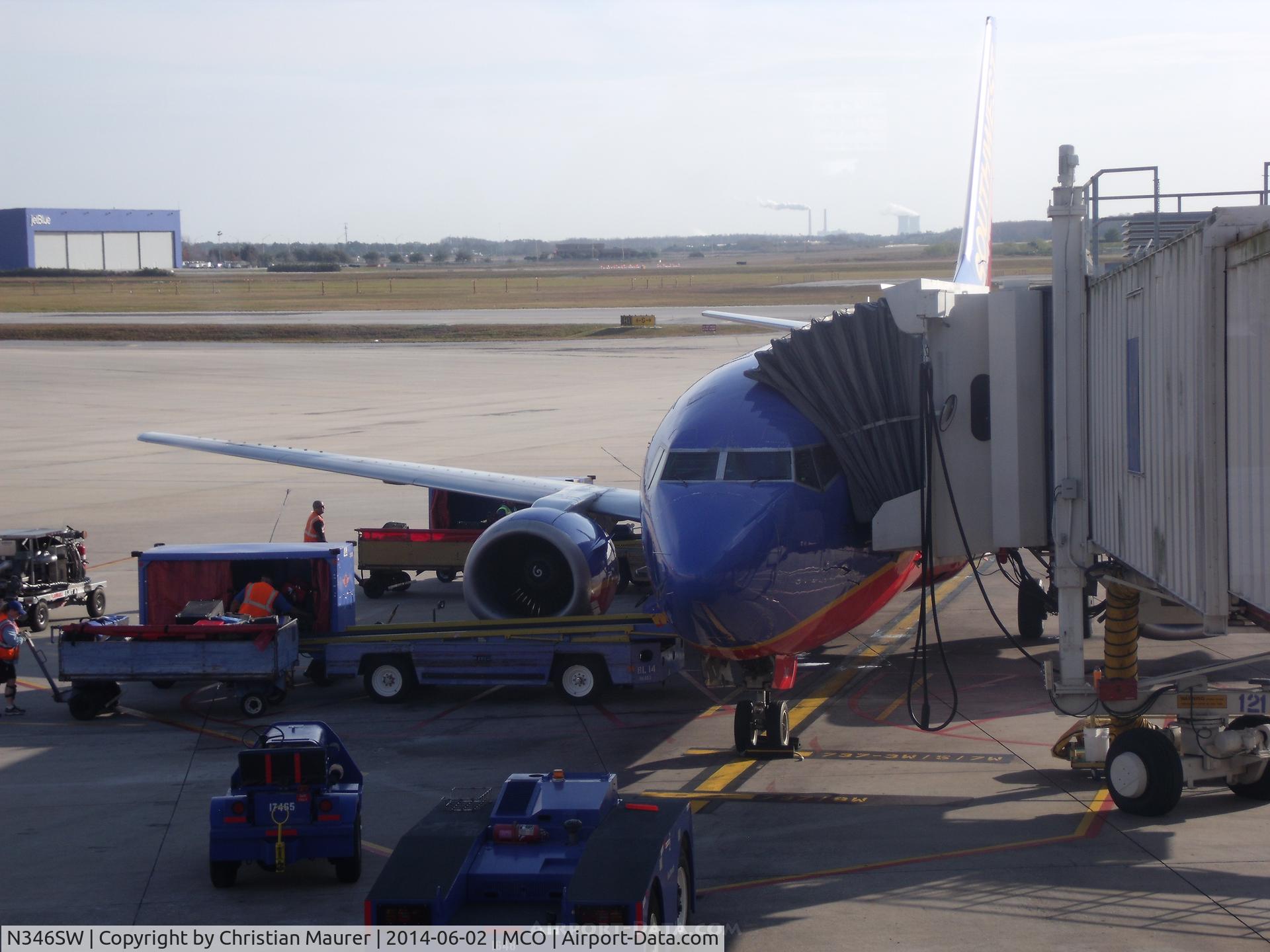 N346SW, 1989 Boeing 737-3H4 C/N 24153, Boeing 737-300 Classic about to take me to Dayton Ohio (DAY)