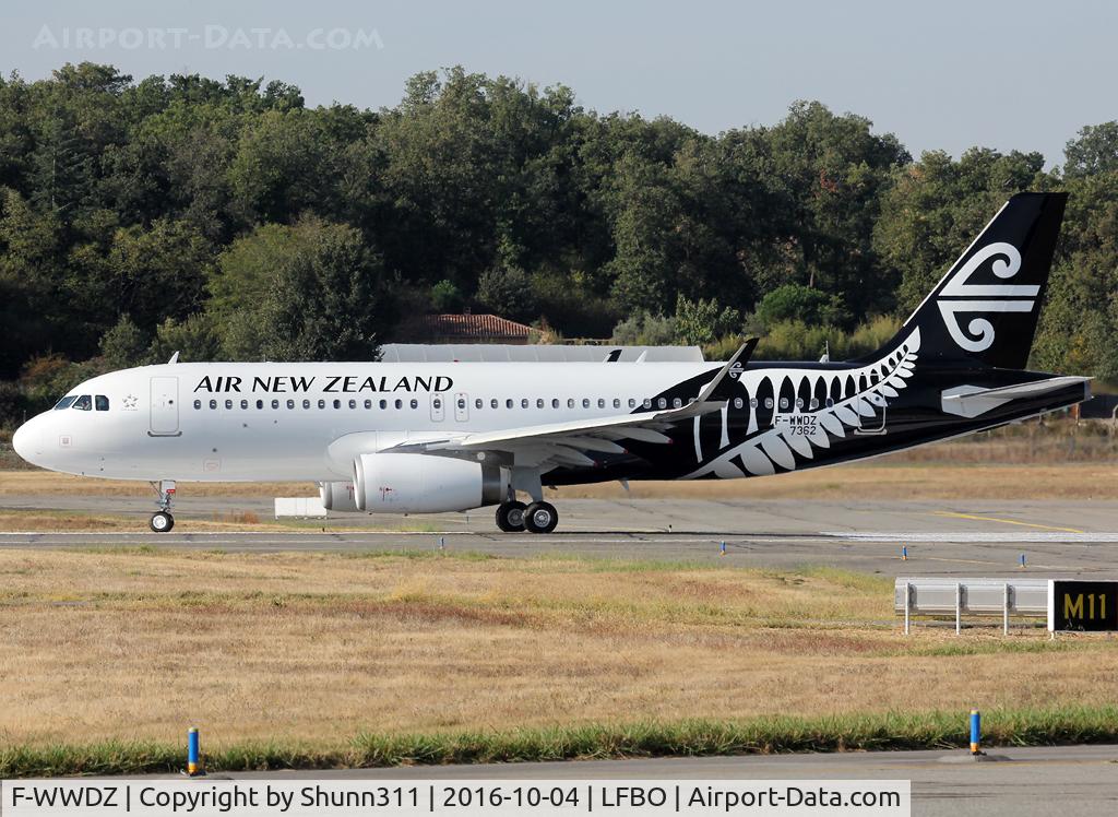 F-WWDZ, 2016 Airbus A320-232 C/N 7362, C/n 7362 - To be ZK-OXM