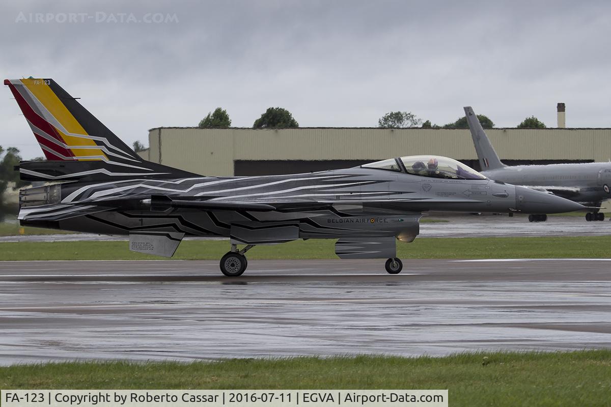 FA-123, SABCA F-16AM Fighting Falcon C/N 6H-123, RIAT 16