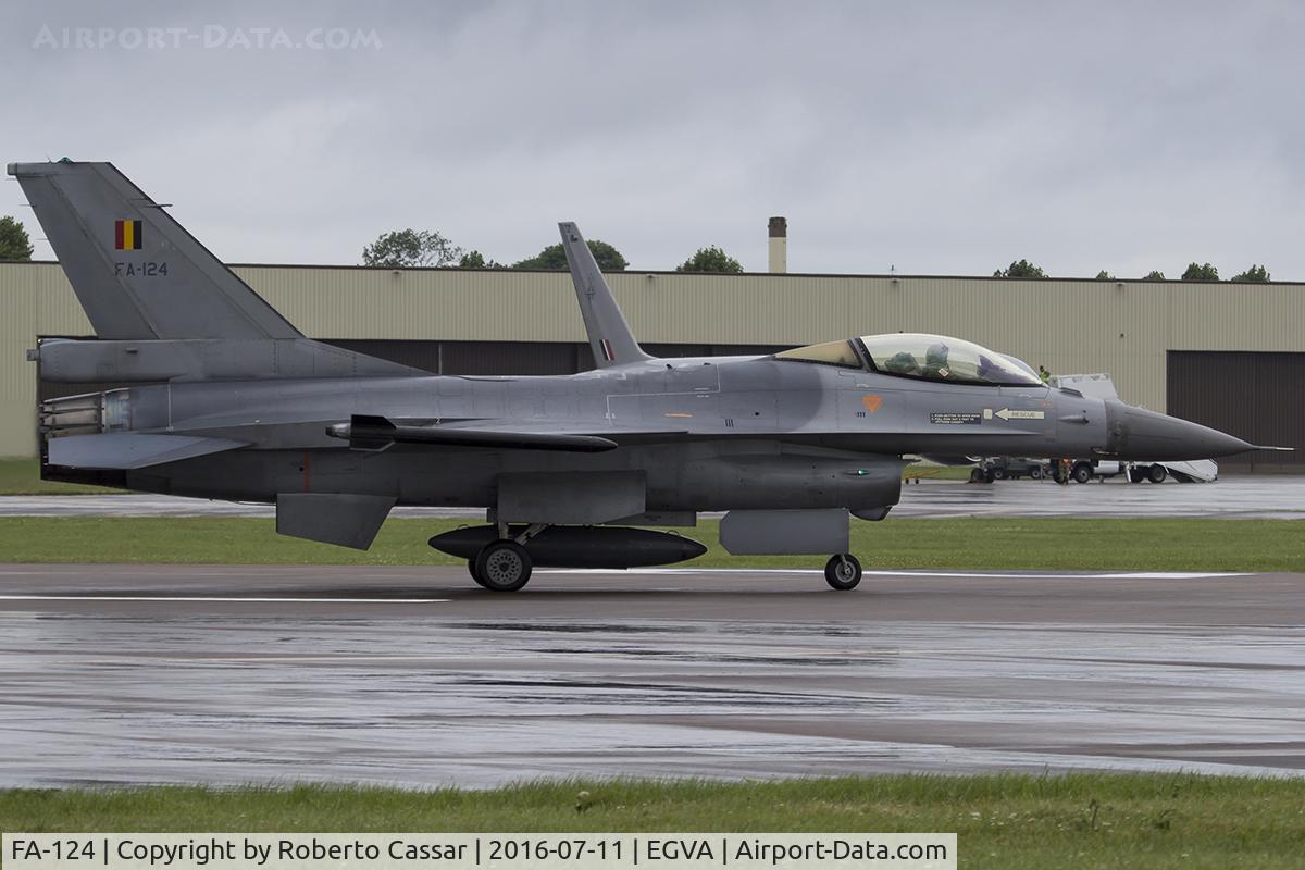 FA-124, SABCA F-16AM Fighting Falcon C/N 6H-124, RIAT 16
