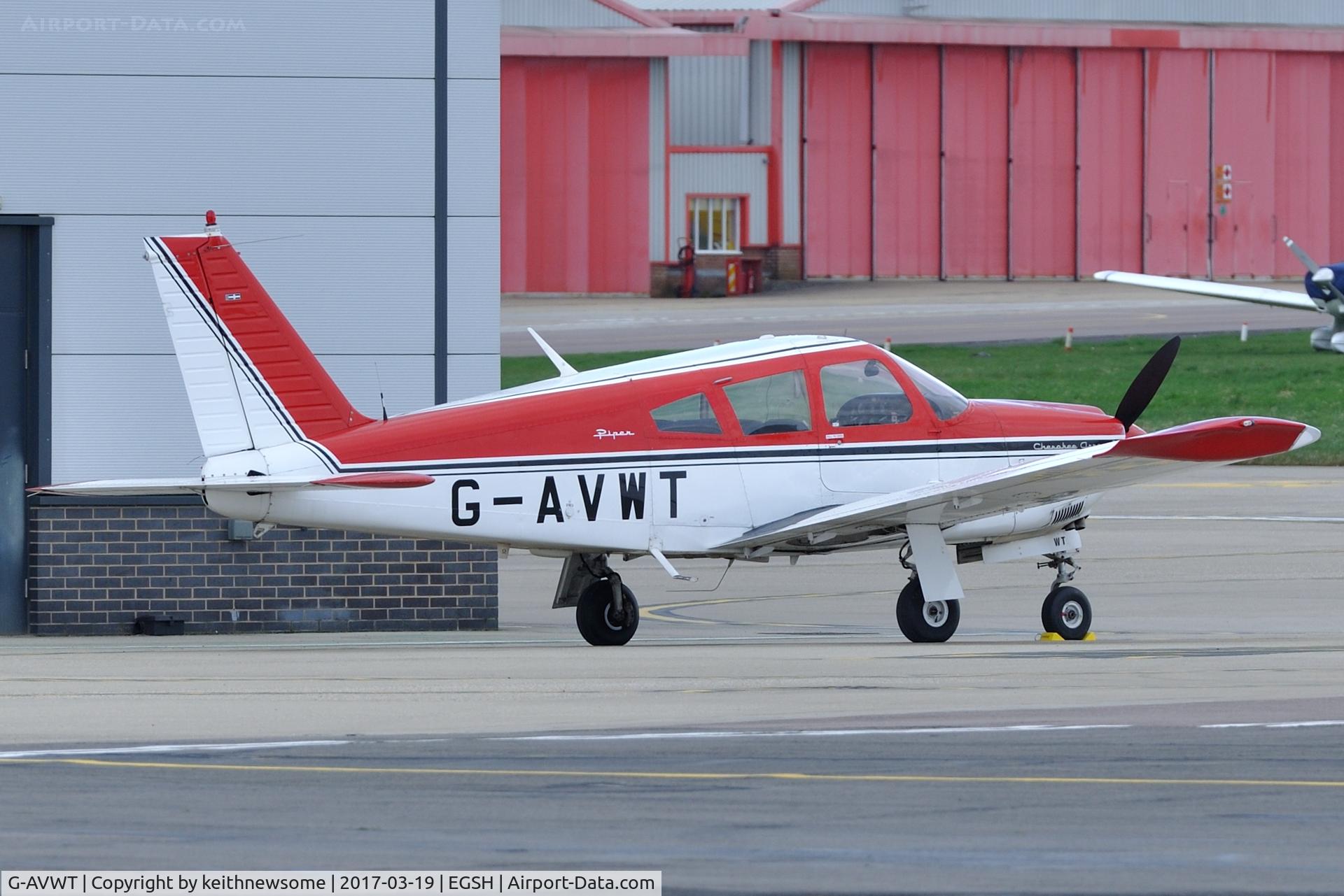 G-AVWT, 1968 Piper PA-28R-180 Cherokee Arrow C/N 28R-30362, Nice Visitor.
