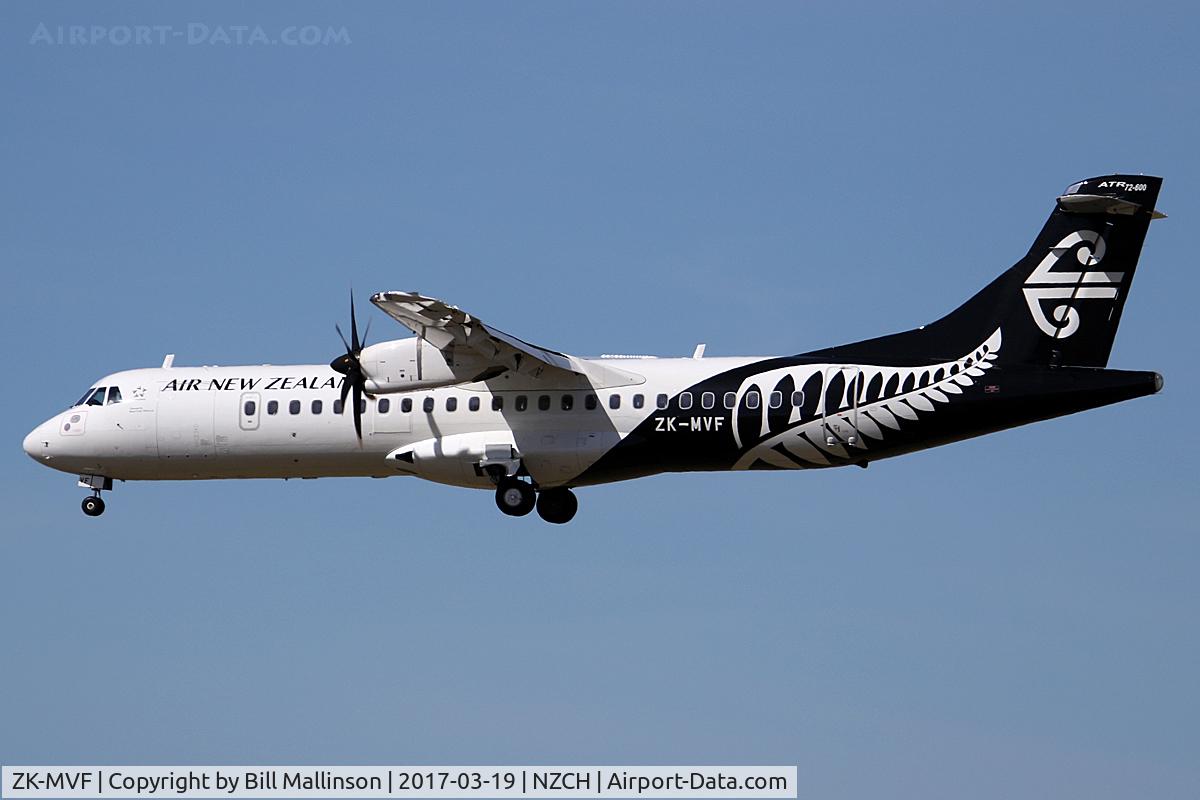 ZK-MVF, 2015 ATR 72-600 C/N 1228, NZ5717 from WLG