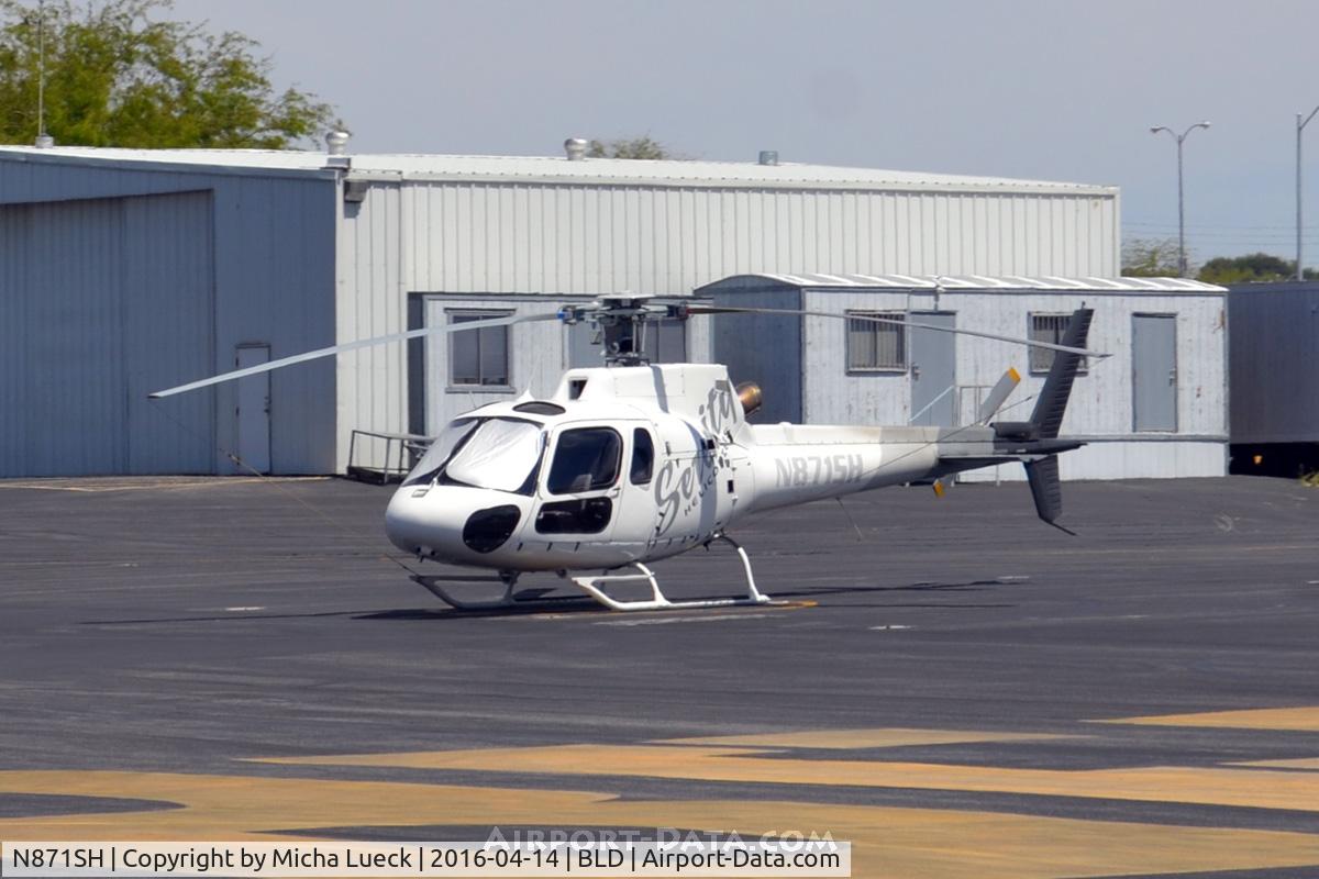 N871SH, 1983 Eurocopter AS-350B Ecureuil C/N 1690, At Boulder