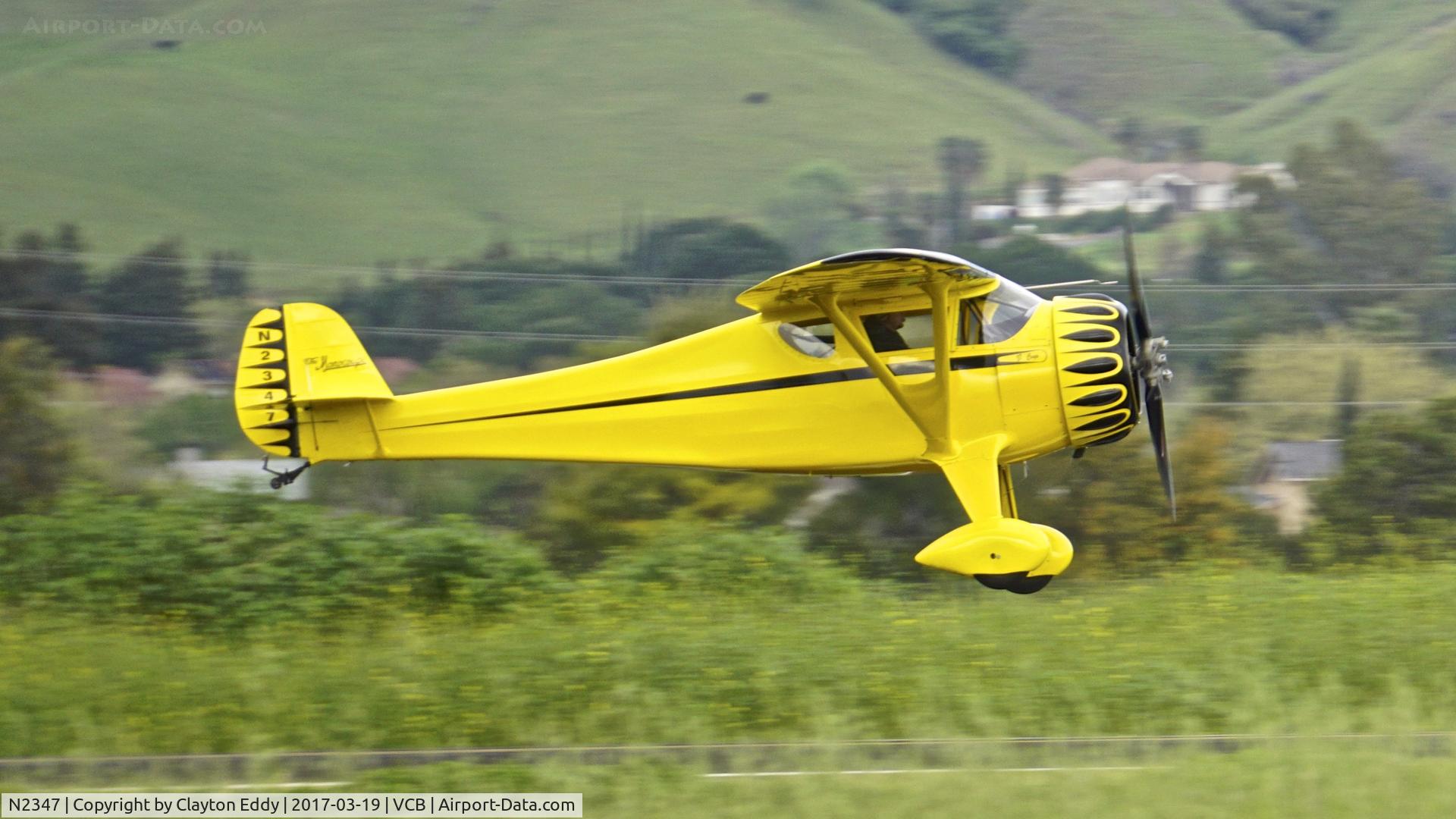 N2347, 1933 Monocoupe 110 Special C/N 5W-641, Nut Tree Airport California 2017