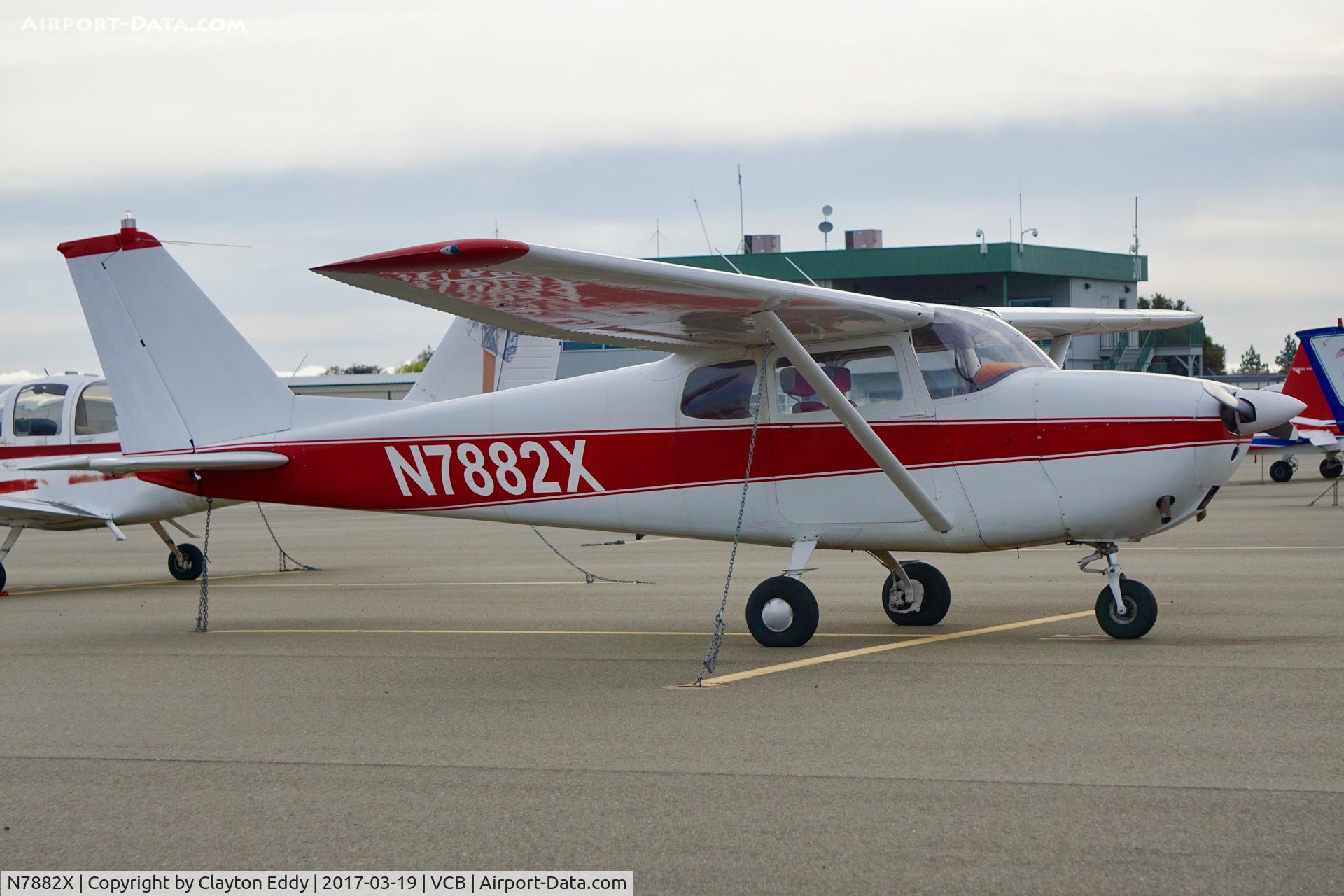 N7882X, 1961 Cessna 172B C/N 17248382, Nut Tree Airport California 2017
