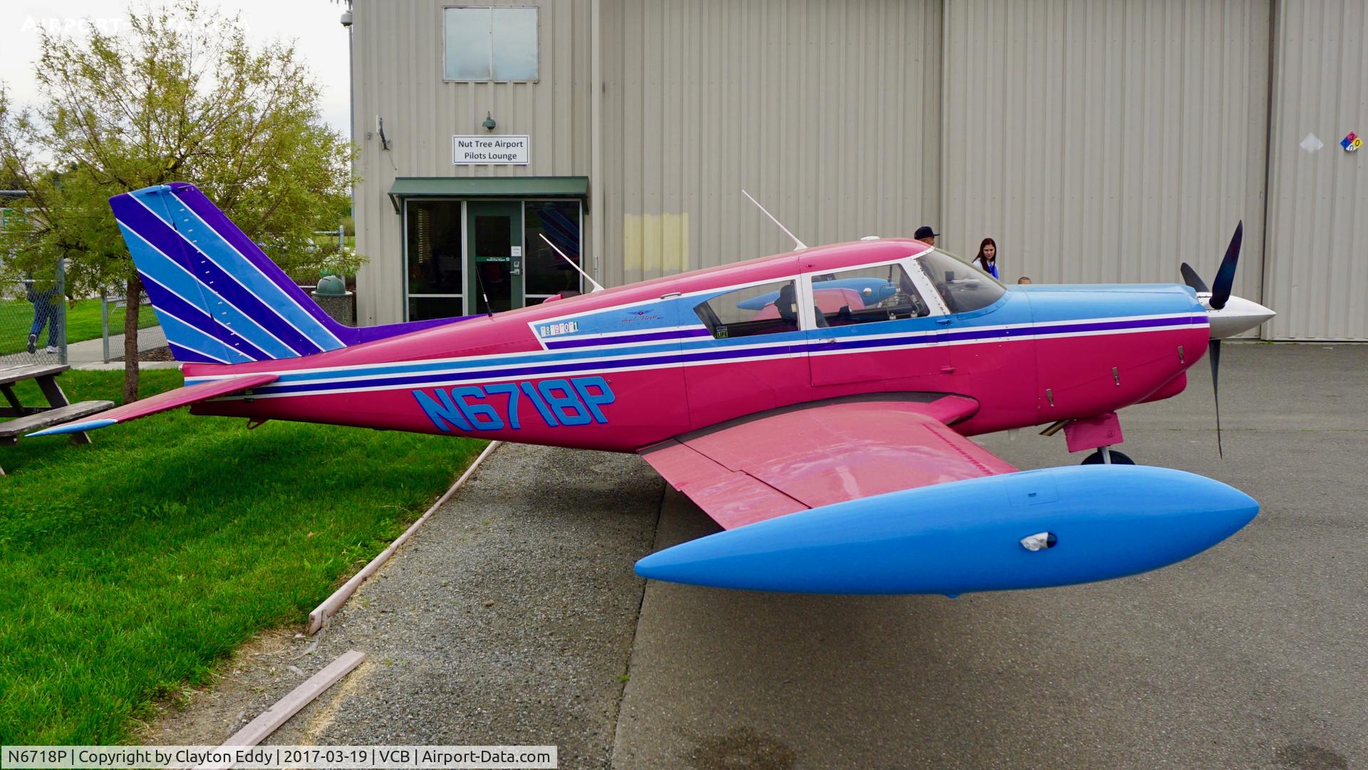 N6718P, 1960 Piper PA-24 Comanche C/N 24-1844, Nut Tree Airport California 2017