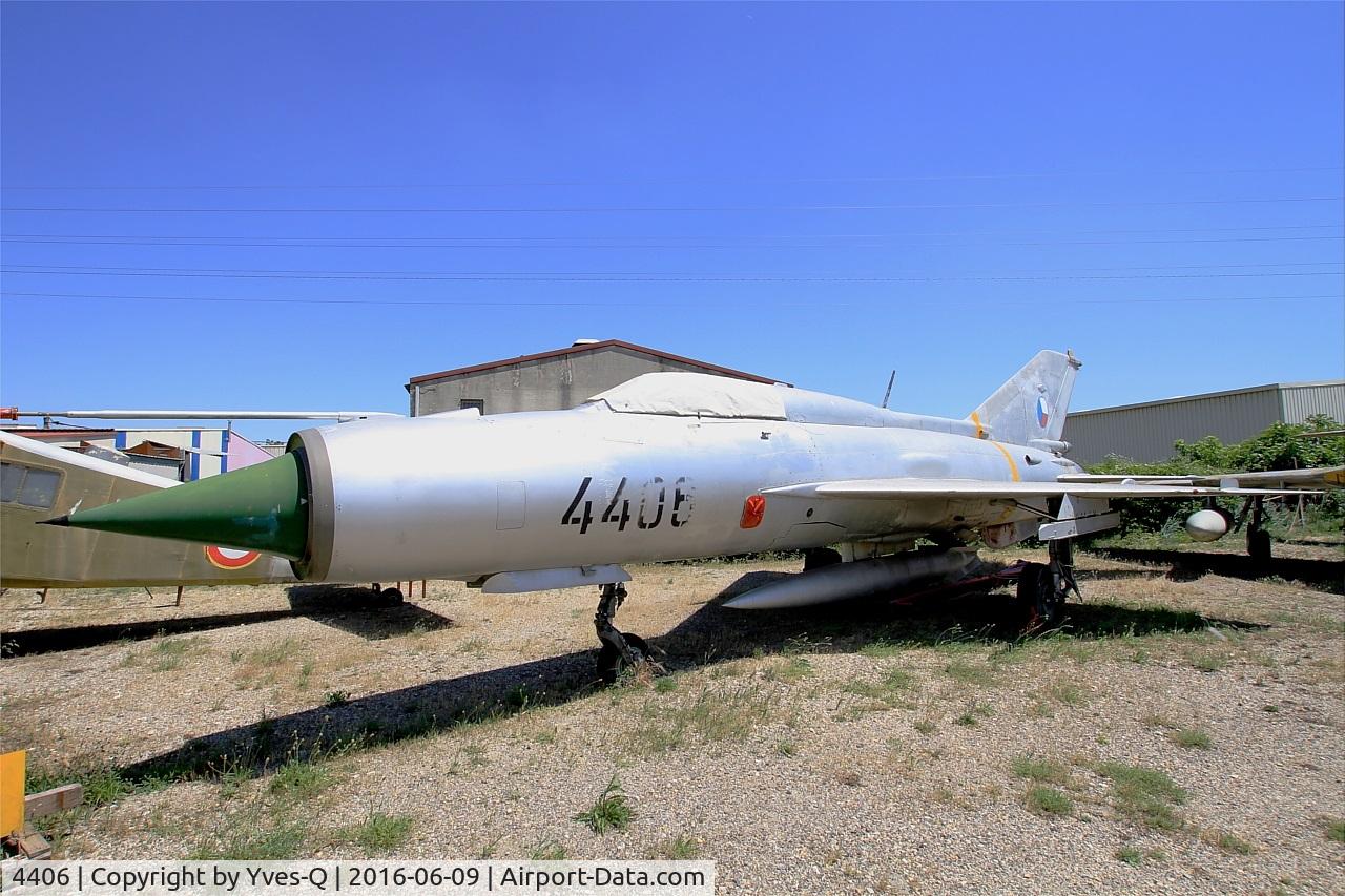 4406, 1966 Mikoyan-Gurevich MiG-21PFM C/N 94A4406, Mikoyan-Gurevich MiG-21PFM, preserved at Les Amis de la 5ème Escadre Museum, Orange
