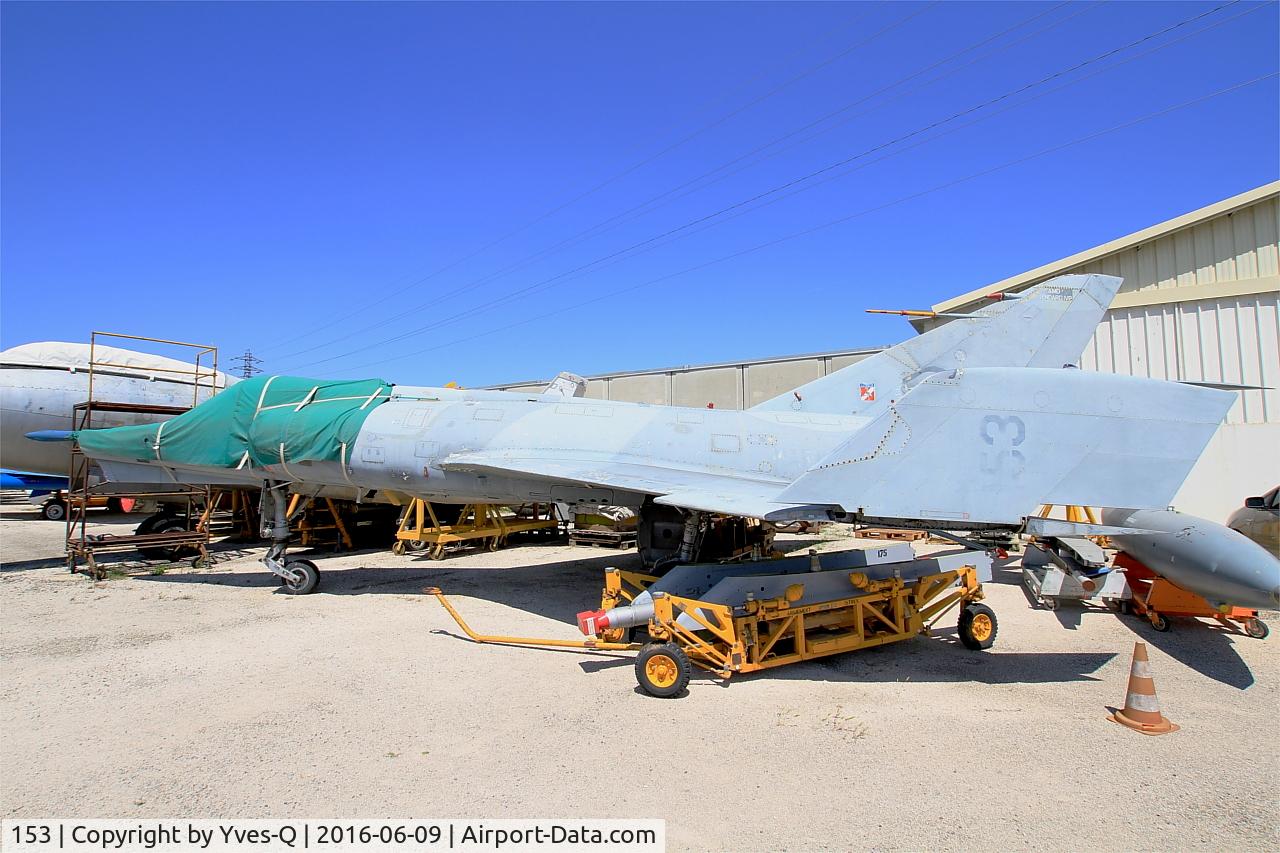 153, Dassault Etendard IV.PM C/N 53, Etendard IV P, preserved at Les Amis de la 5ème Escadre Museum, Orange