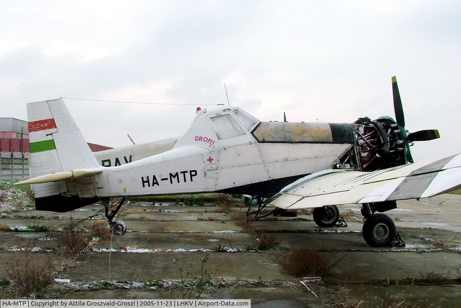 HA-MTP, 1981 PZL-Mielec M-18 Dromader C/N 1Z007-20, Kaposújlak Airport, Hungary