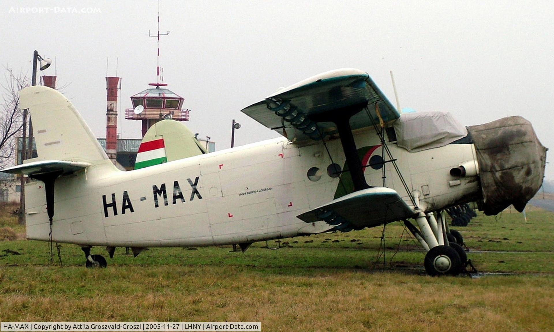 HA-MAX, 1976 PZL-Mielec An-2R C/N 1G167-59, Nyíregyháza Airport, Hungary