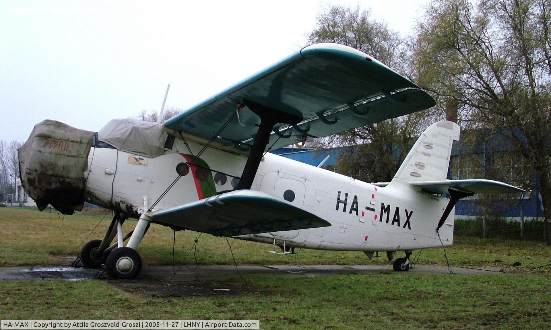 HA-MAX, 1976 PZL-Mielec An-2R C/N 1G167-59, Nyíregyháza Airport, Hungary
