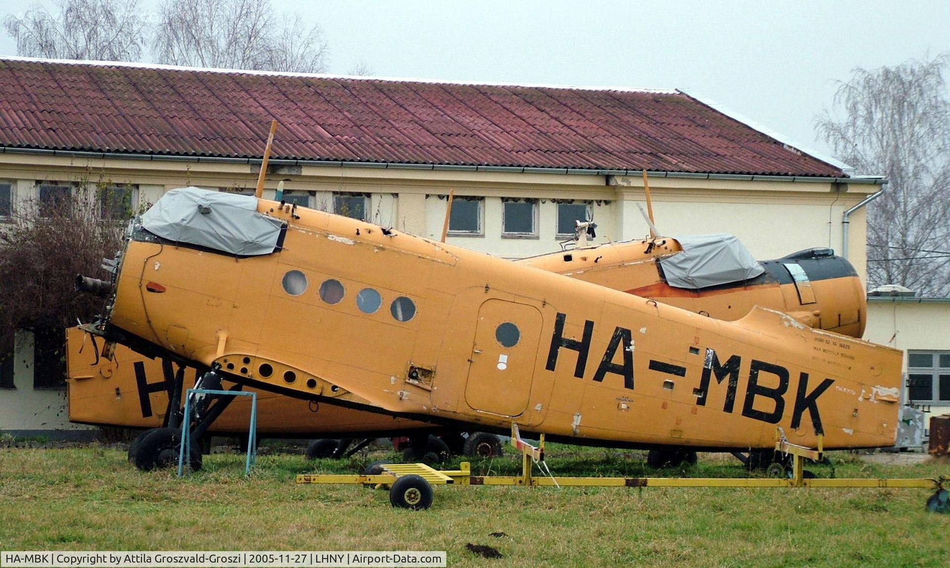 HA-MBK, 1975 PZL-Mielec An-2R C/N 1G166-29, Nyíregyháza Airport, Hungary