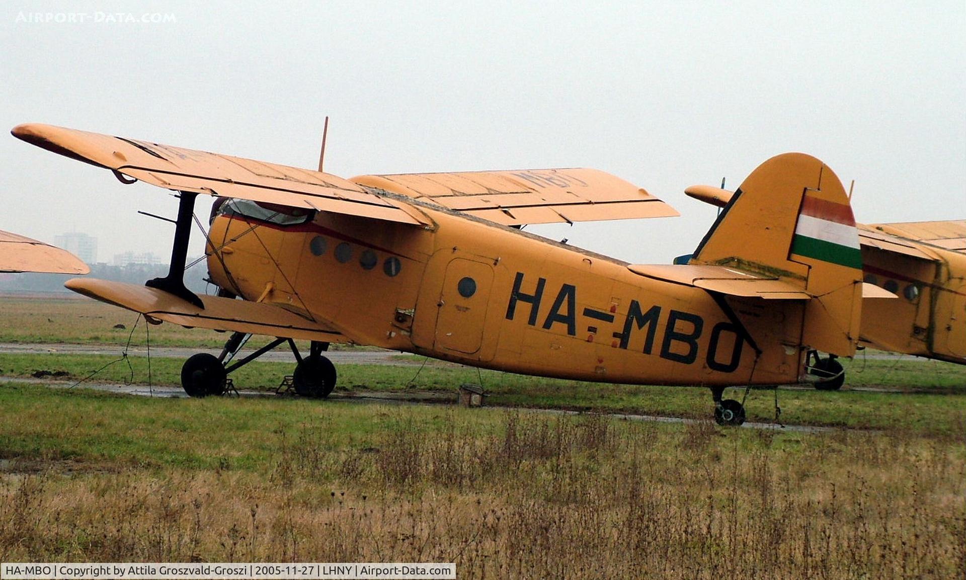 HA-MBO, 1975 PZL-Mielec An-2R C/N 1G166-33, Nyíregyháza Airport, Hungary