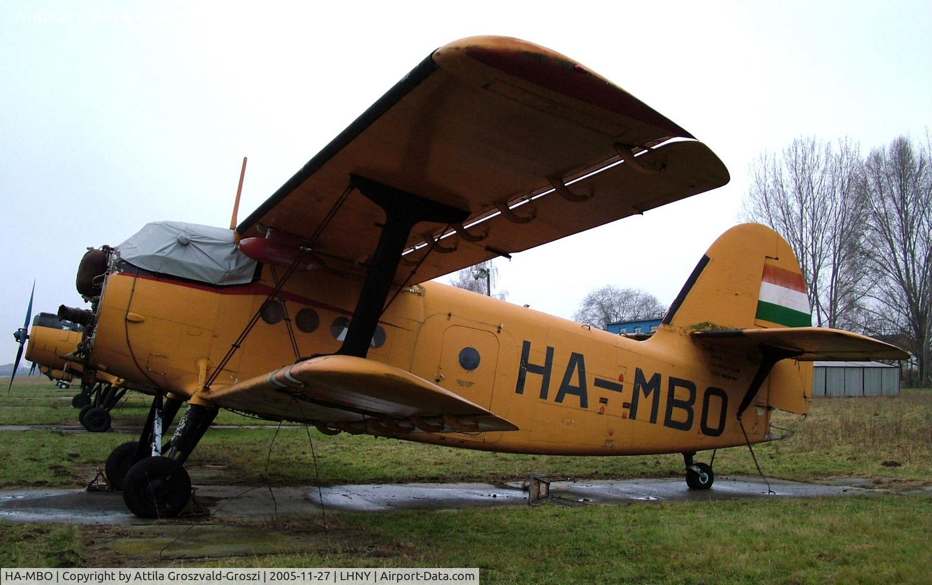 HA-MBO, 1975 PZL-Mielec An-2R C/N 1G166-33, Nyíregyháza Airport, Hungary