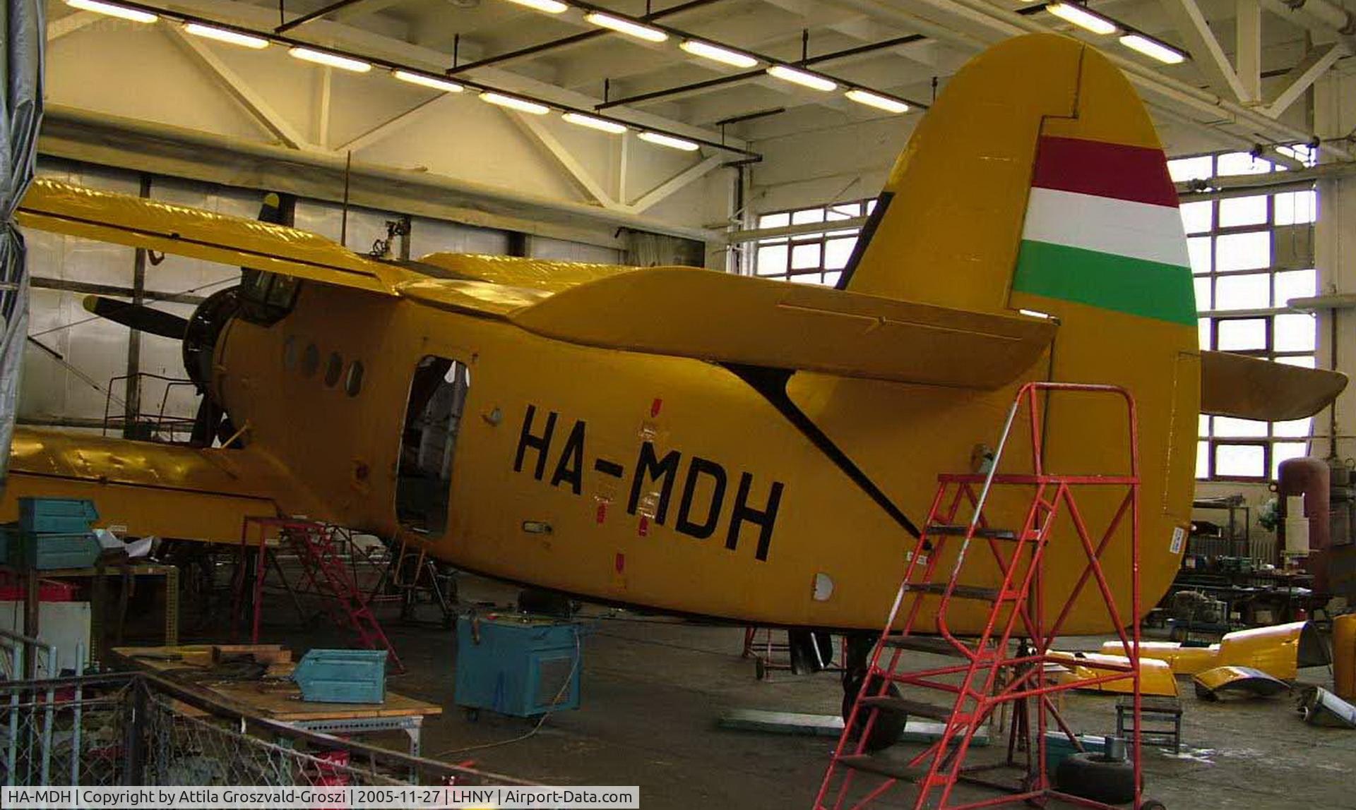 HA-MDH, 1978 PZL-Mielec An-2R C/N 1G181-39, Nyíregyháza Airport, Hungary