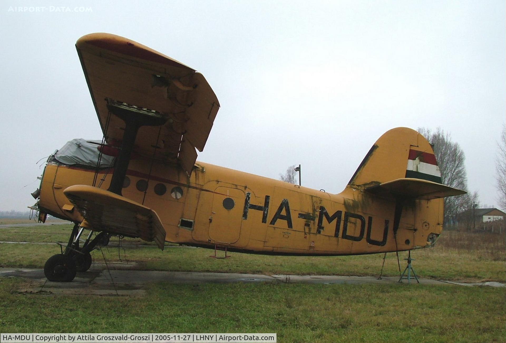 HA-MDU, 1979 PZL-Mielec An-2R C/N 1G186-06, Nyíregyháza Airport, Hungary
