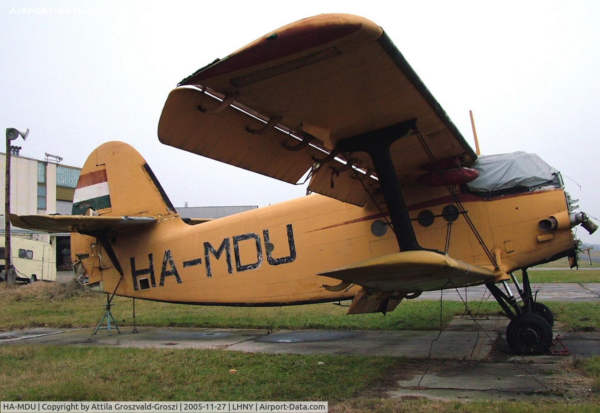 HA-MDU, 1979 PZL-Mielec An-2R C/N 1G186-06, Nyíregyháza Airport, Hungary