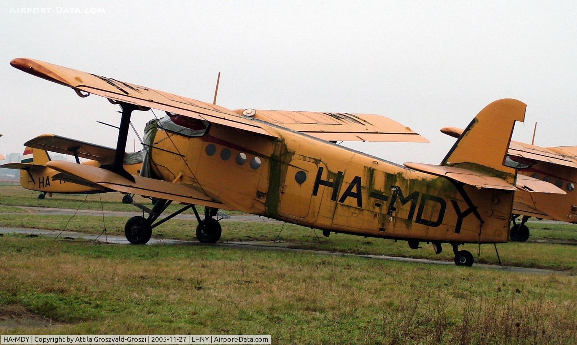 HA-MDY, 1979 PZL-Mielec An-2R C/N 1G186-06, Nyíregyháza Airport, Hungary