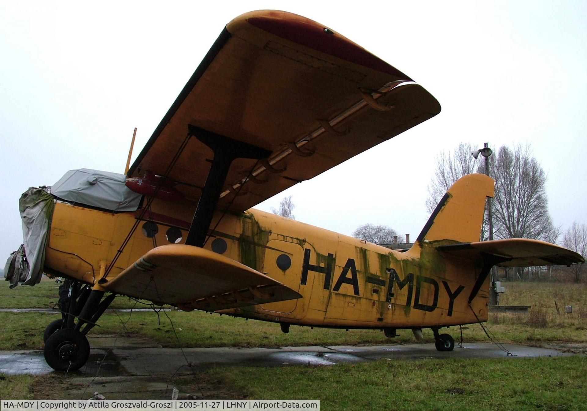 HA-MDY, 1979 PZL-Mielec An-2R C/N 1G186-06, Nyíregyháza Airport, Hungary