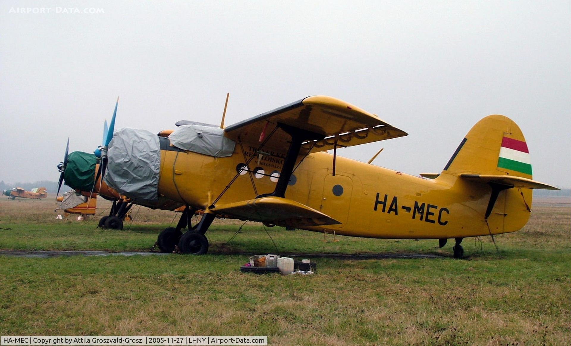 HA-MEC, 1980 PZL-Mielec An-2R C/N 1G187-28, Nyíregyháza Airport, Hungary