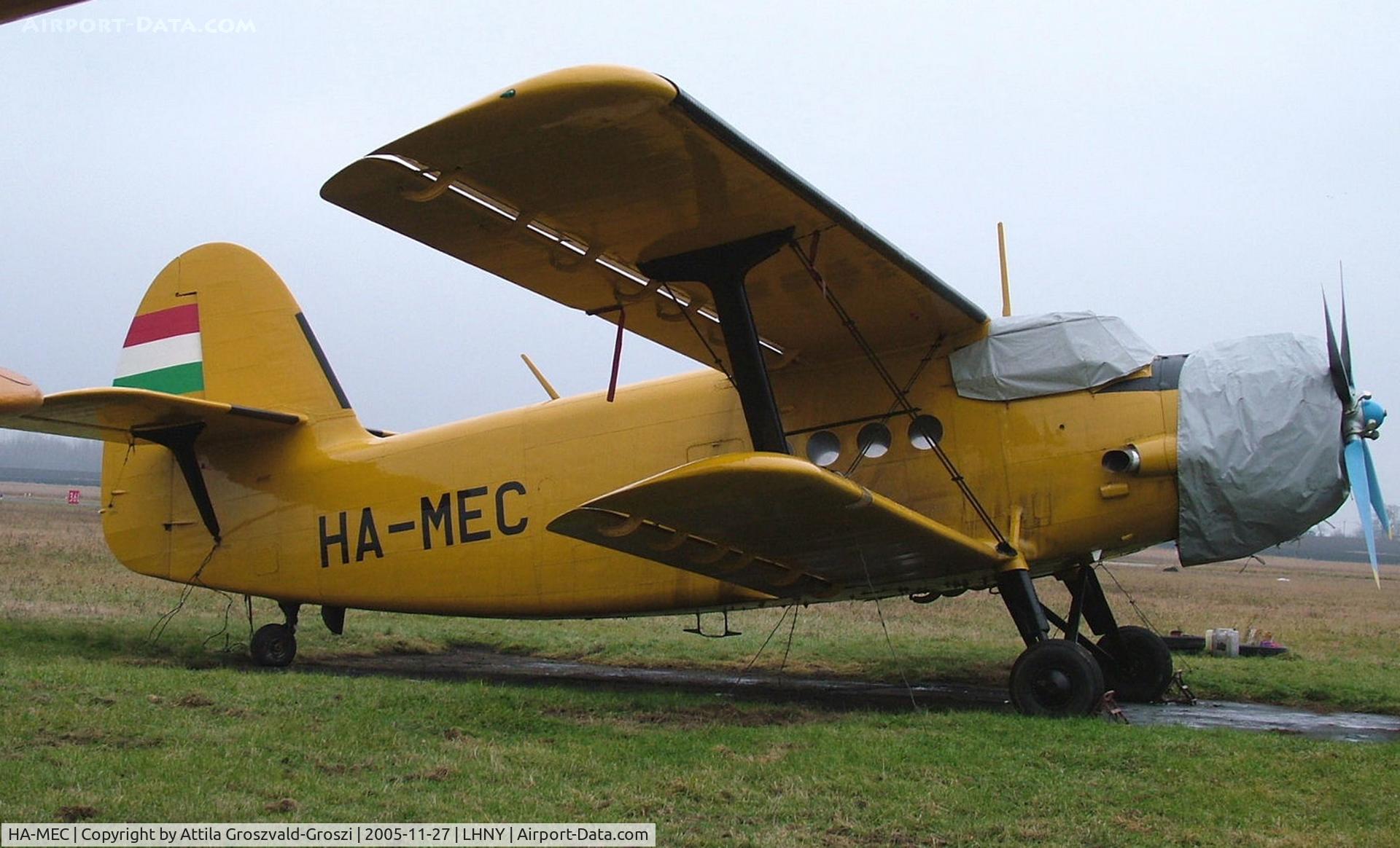 HA-MEC, 1980 PZL-Mielec An-2R C/N 1G187-28, Nyíregyháza Airport, Hungary